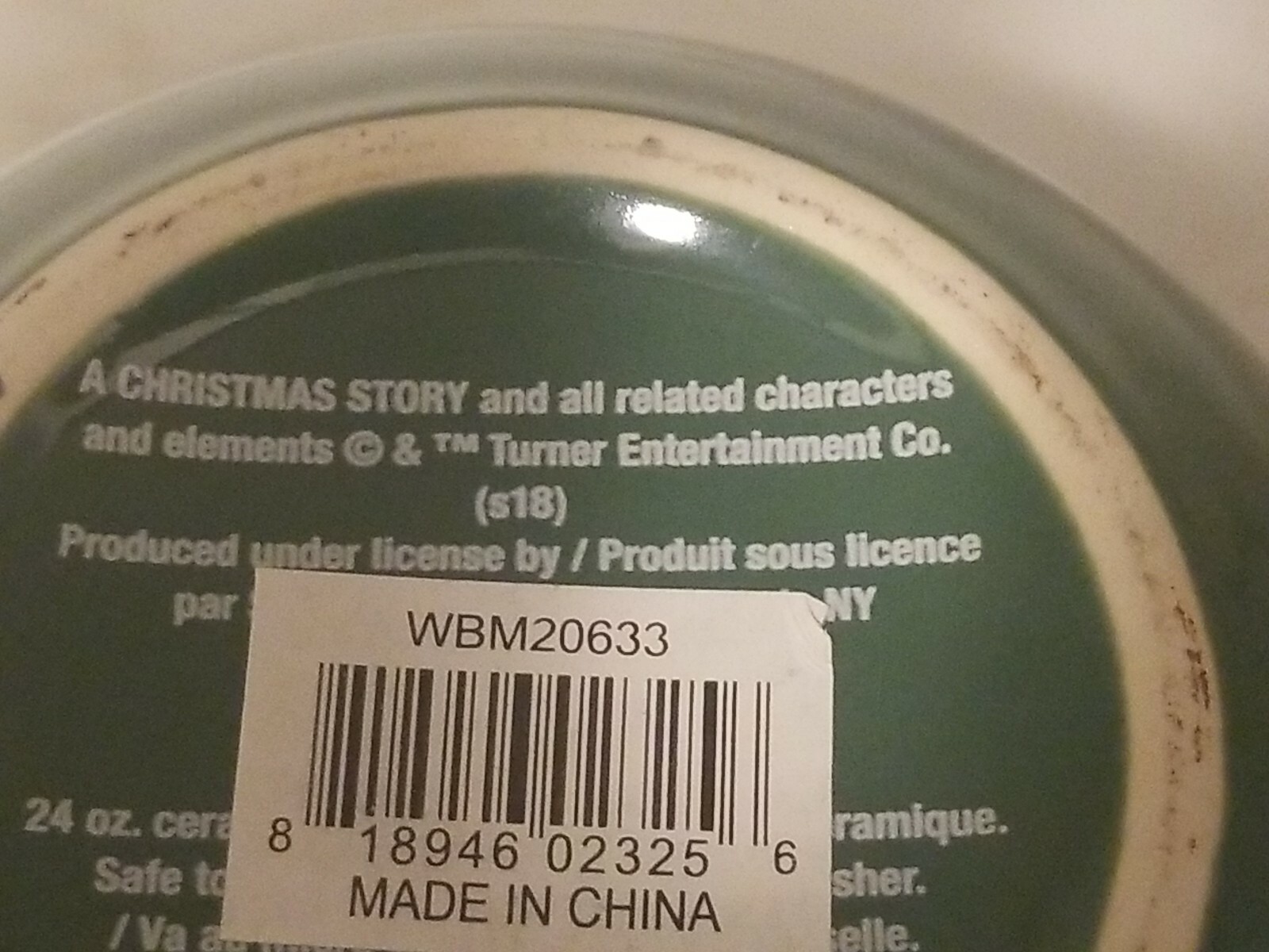 Nice A Christmas Story 24 oz Ralphie Oh Fudge Green Coffee Mug