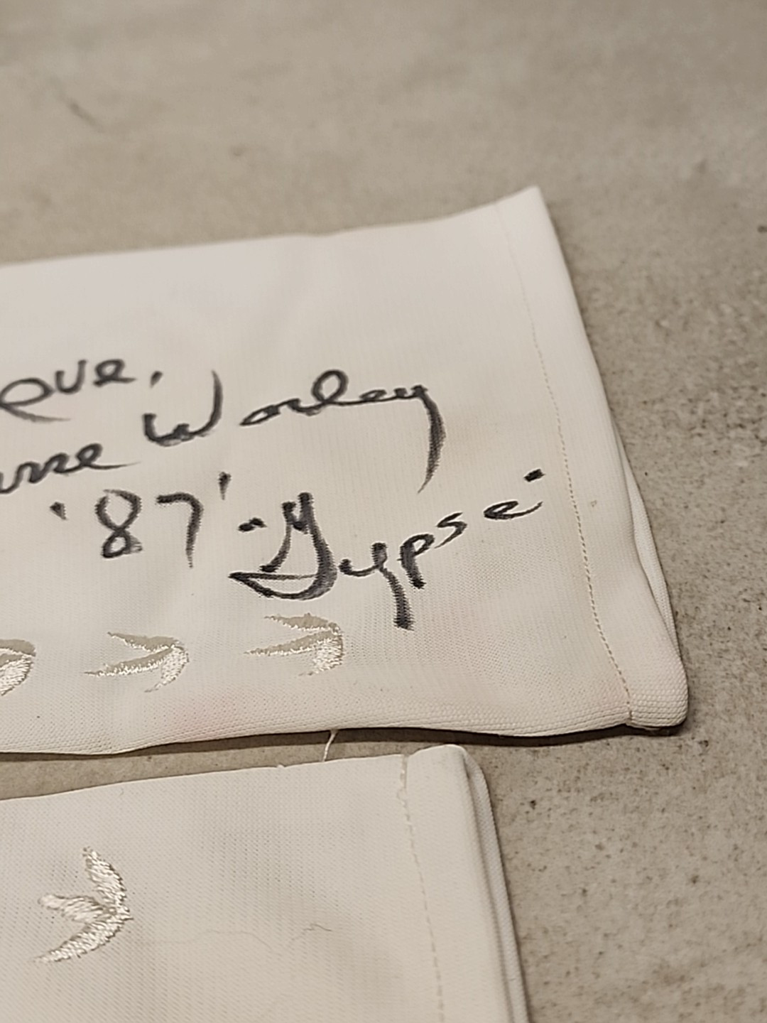 Audrey Landers & Jo Anne Worley Authentic Hand Signed Gloves From ” Gypsy” B4