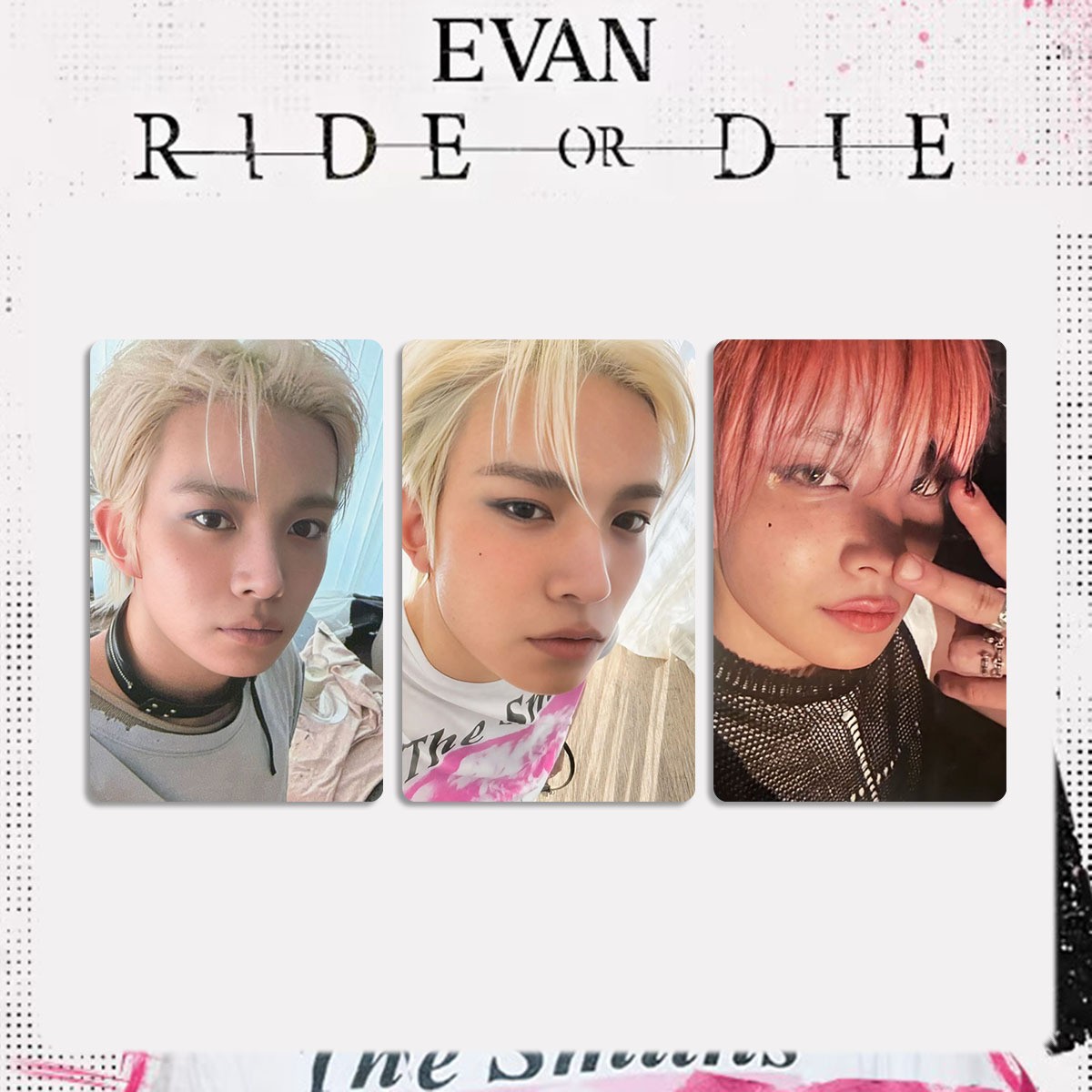 3Pc/set Evan Ride or Die Broadcast Heeseung Stage Photocard Special Unofficial