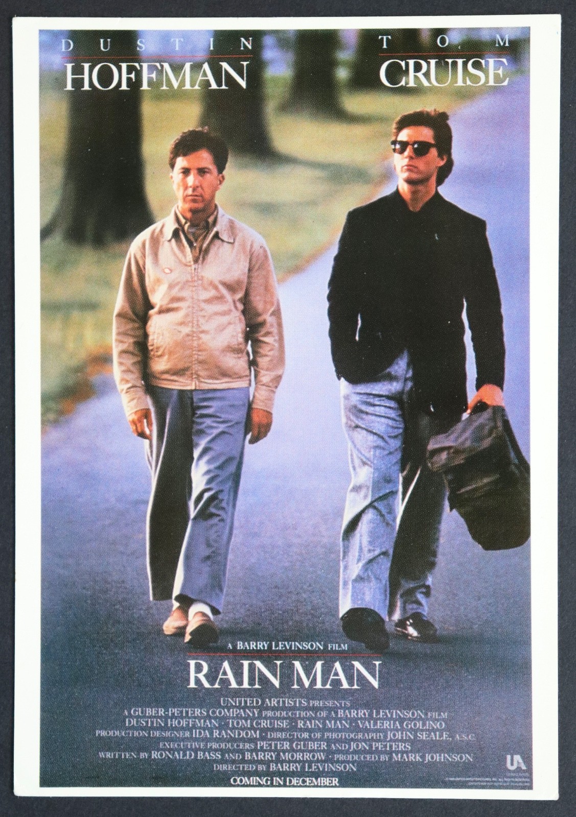 VTG Lot of 4 Movie Poster Postcards Rain Man, Roger Rabbit 4″ x 6″ NEW 1990’s