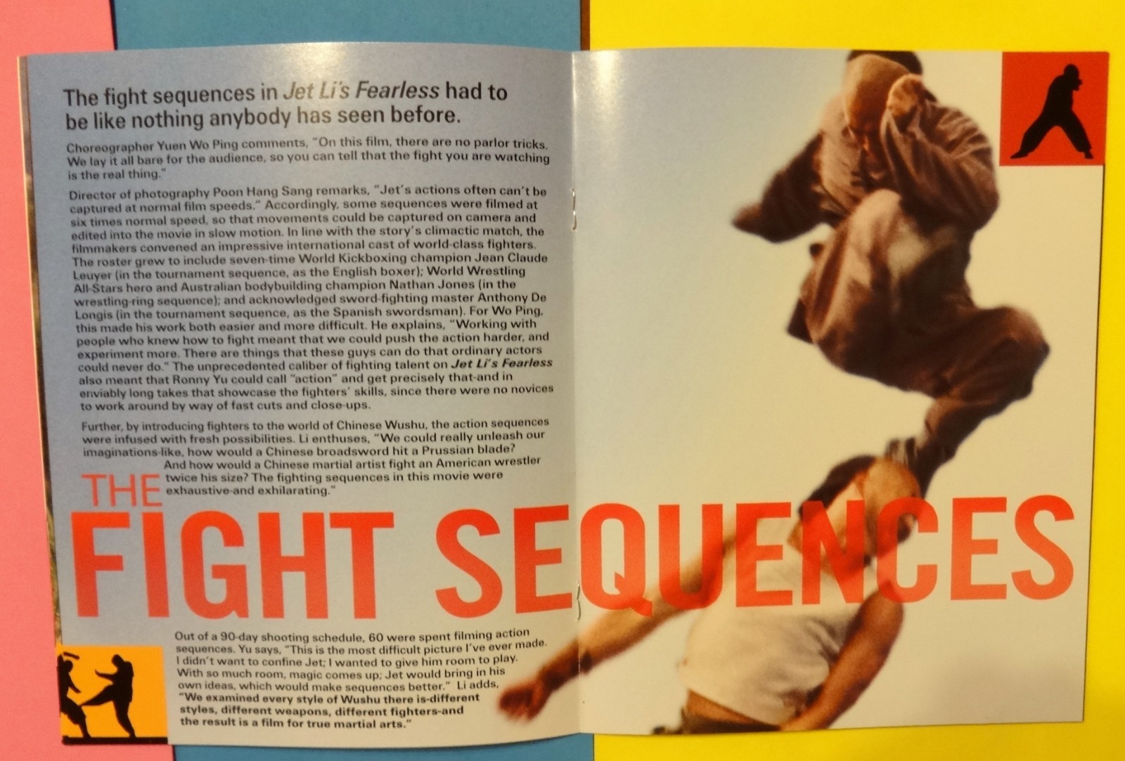 “Jet Li’s FEARLESS” aka “Huo yuanjia” 2006 Collector’s Guide – Movie Program