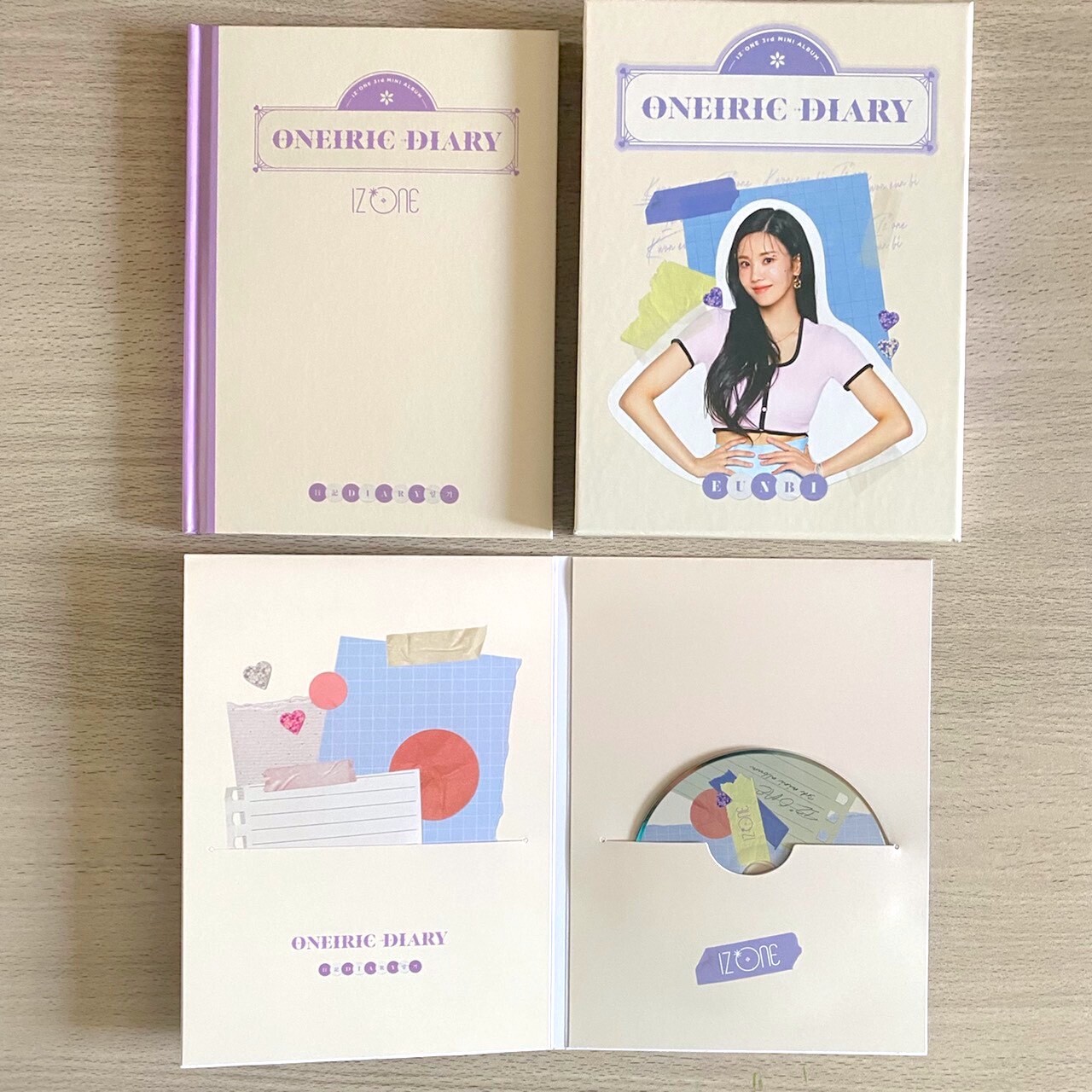 iz*one 3rd mini album oneiric diary 3ver. Eunbi set No photo card IZONE