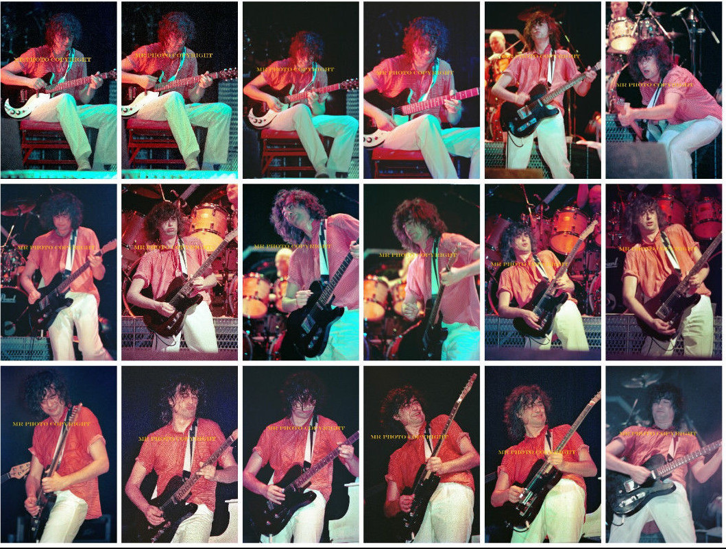 $1.00 4×6 inch original photo (s) THE FIRM JIMMY PAGE LED ZEPPELIN