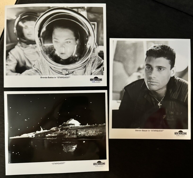 STARQUEST movie photos – Brenda Bakke, Steven Bauer, Ship 8×10-B&W-Still