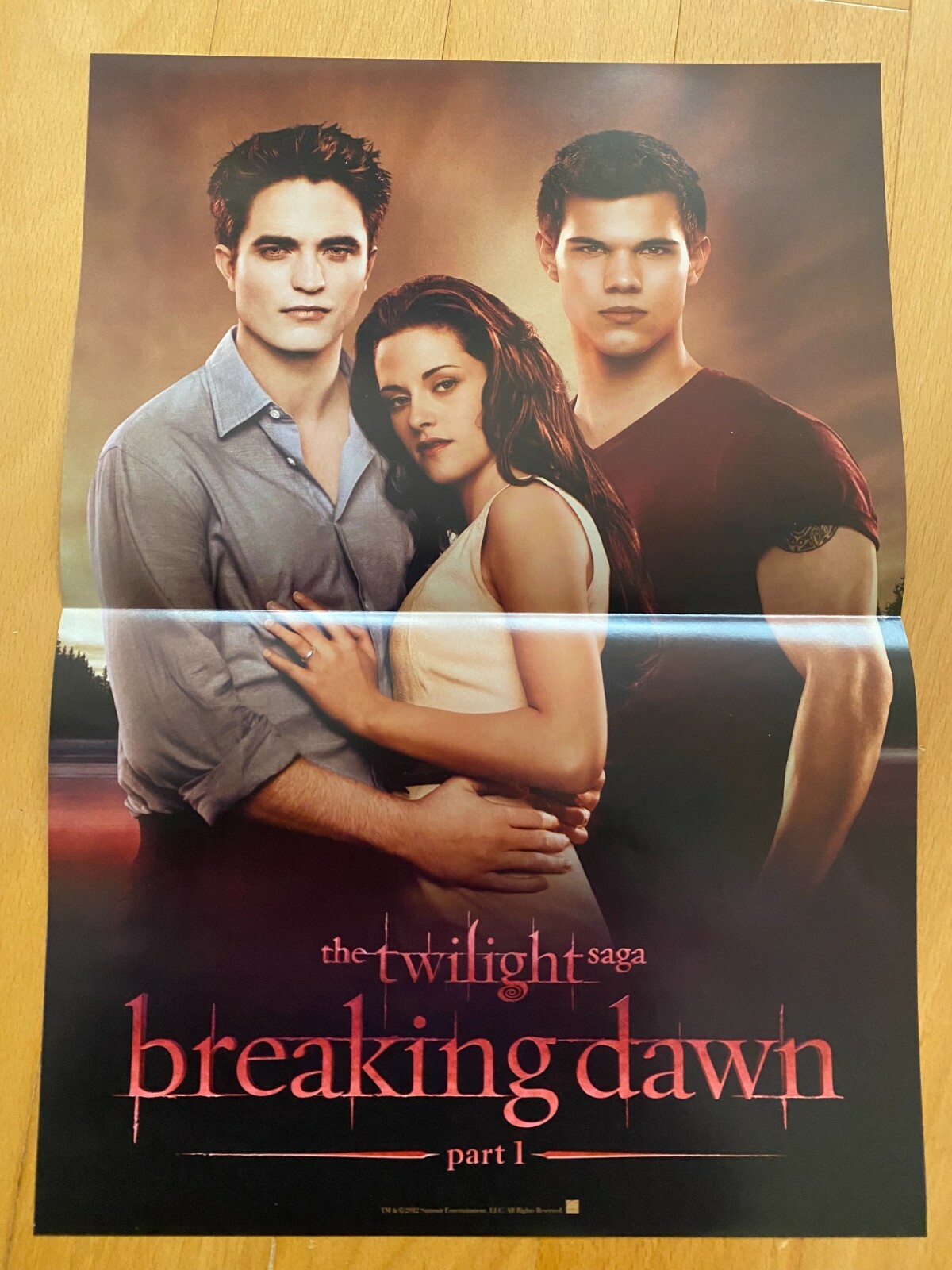 TWILIGHT BREAKING DAWN 1&2 set Japan flyer x4! Robert PATTINSON Kristen STEWART