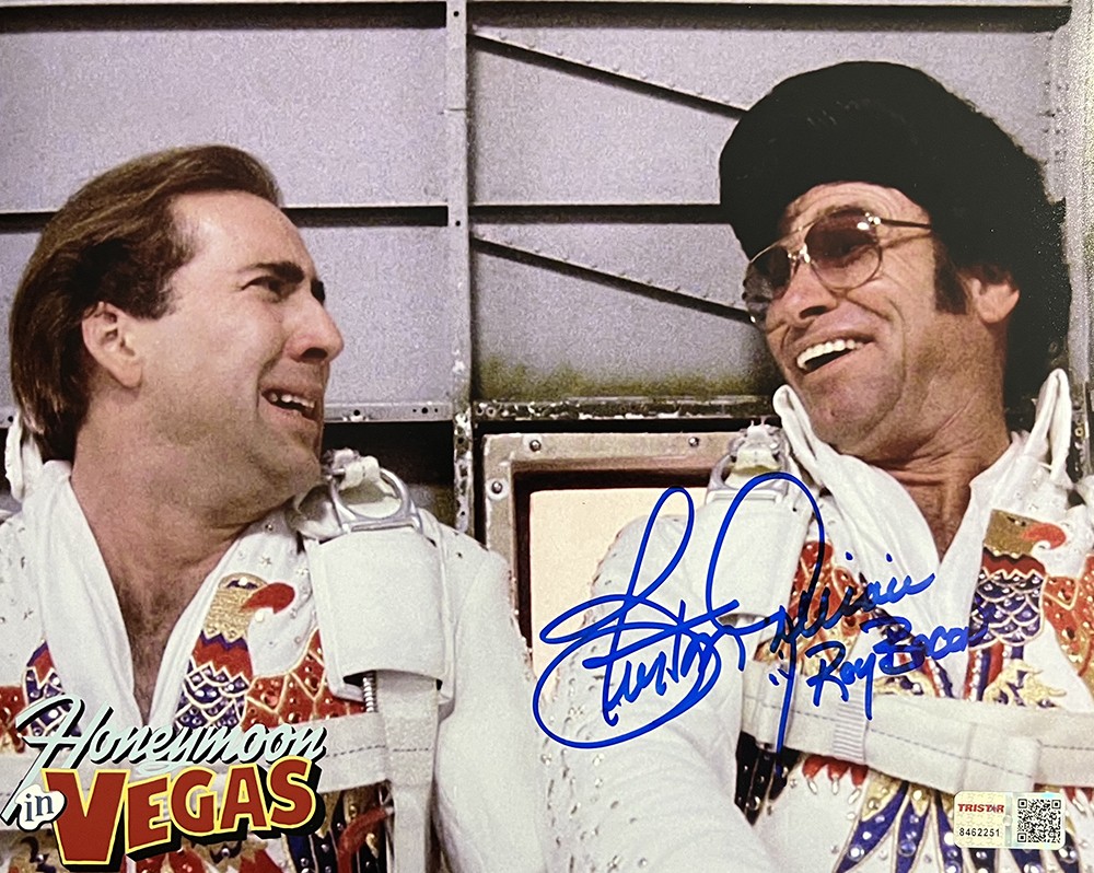 Burton Gilliam Autographed Honeymoon in Vegas 8×10 Photo Roy Bacon TRISTAR