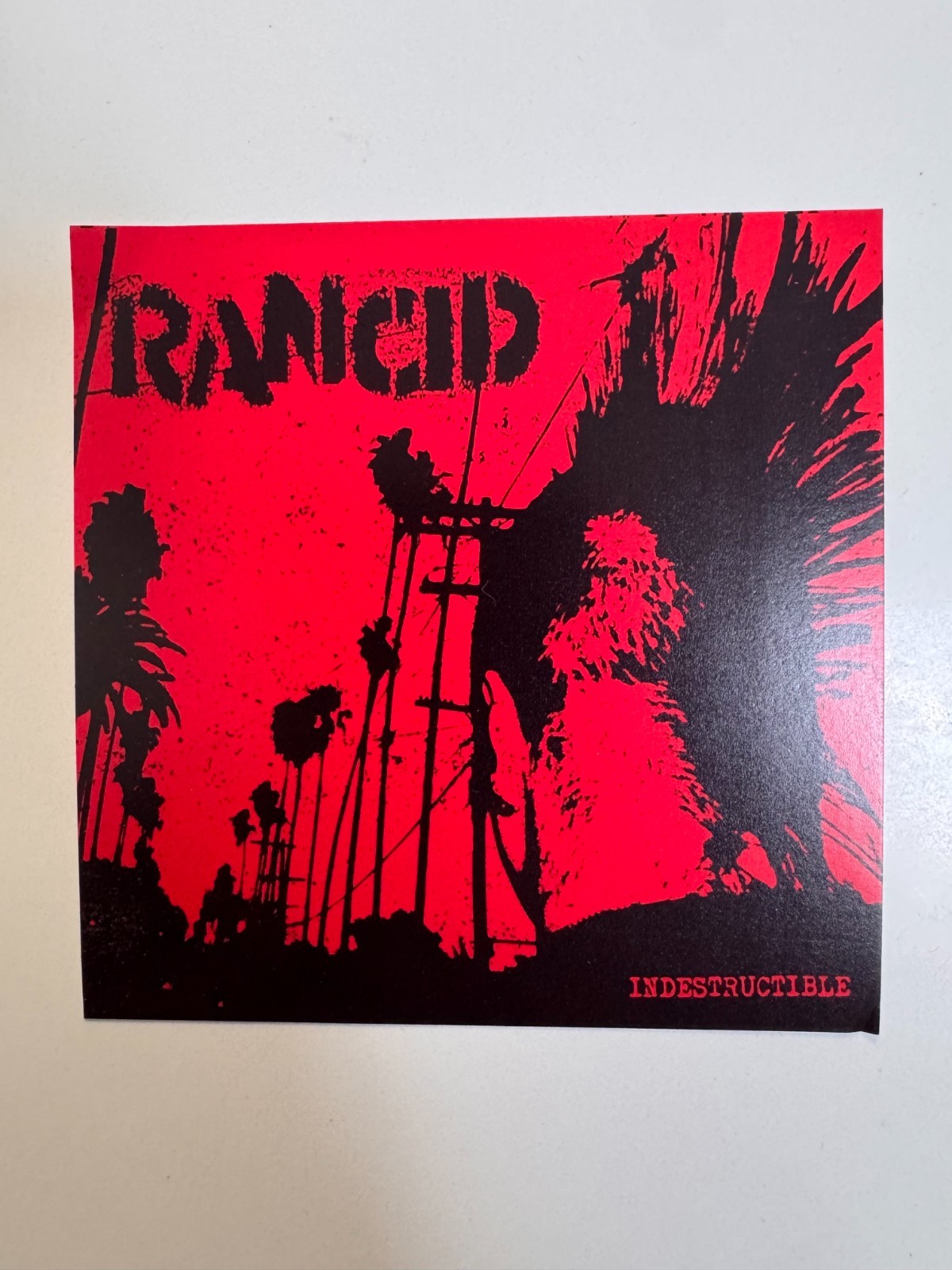 RANCID – 2003 Indestructible – Promotional Sticker – Hellcat Records