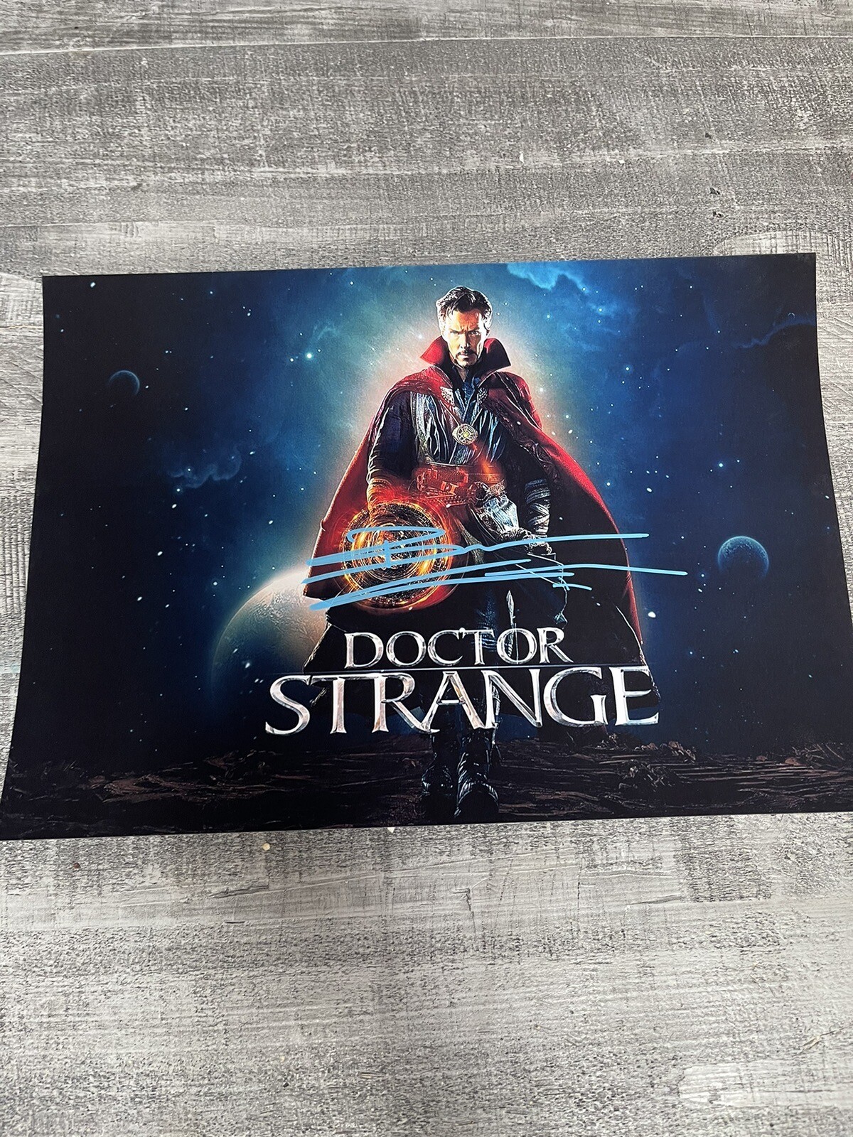 Doctor Strange Benedict Cumberbatch signed photo autographed 8×11 Photo COA