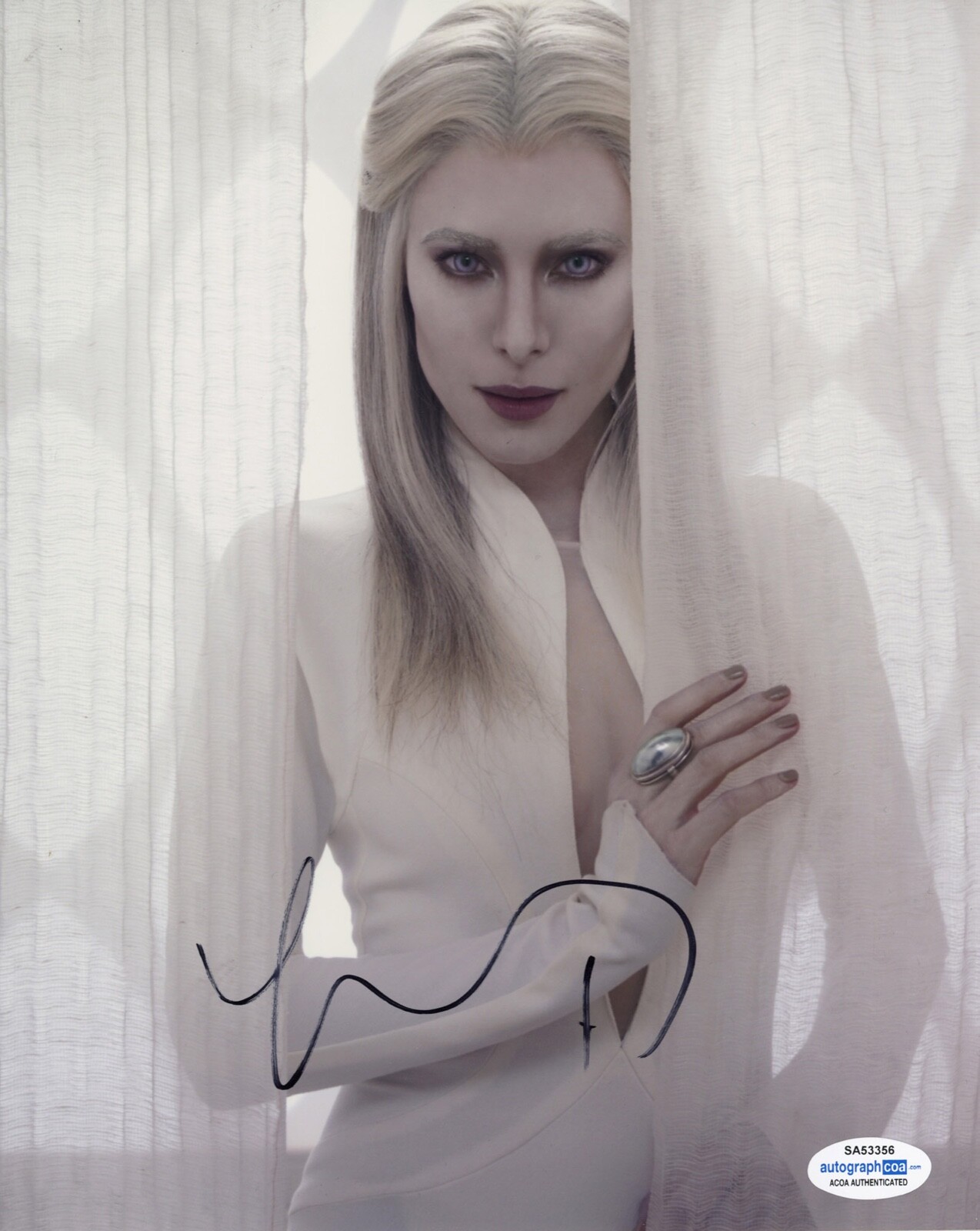 Jaime Murray signed Autographed “DEFIANCE” 8×10 Photo PROOF s SEXY Stahma ACOA
