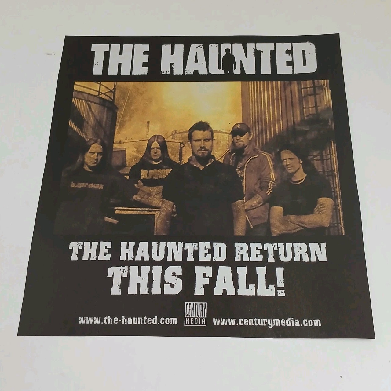 The Haunted Century Media Promo Print Ad Metal Thrash Death Metal Poster 2000s