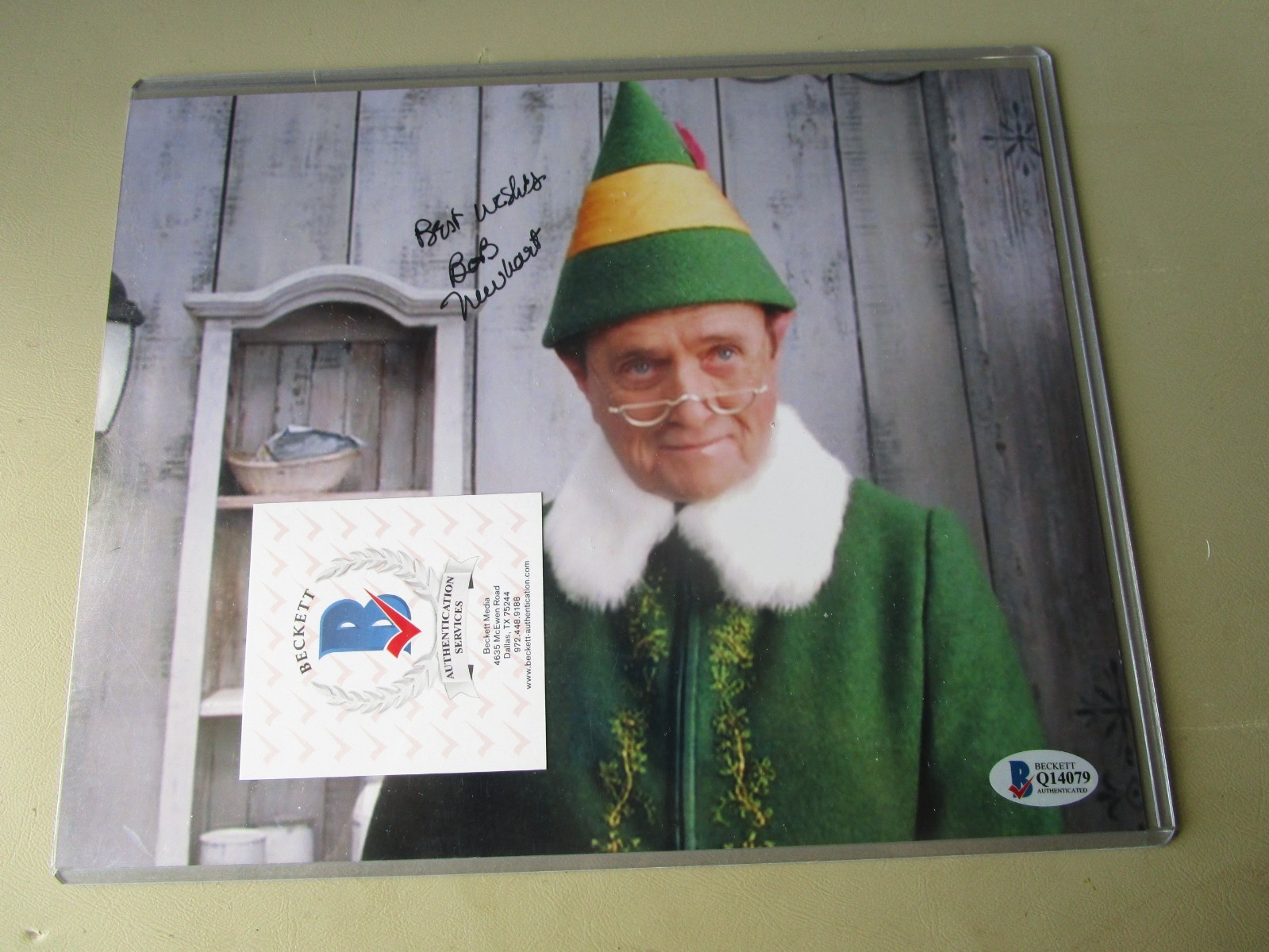 Bob Newhart Autographed ELF Photo-Beckett Authenticated
