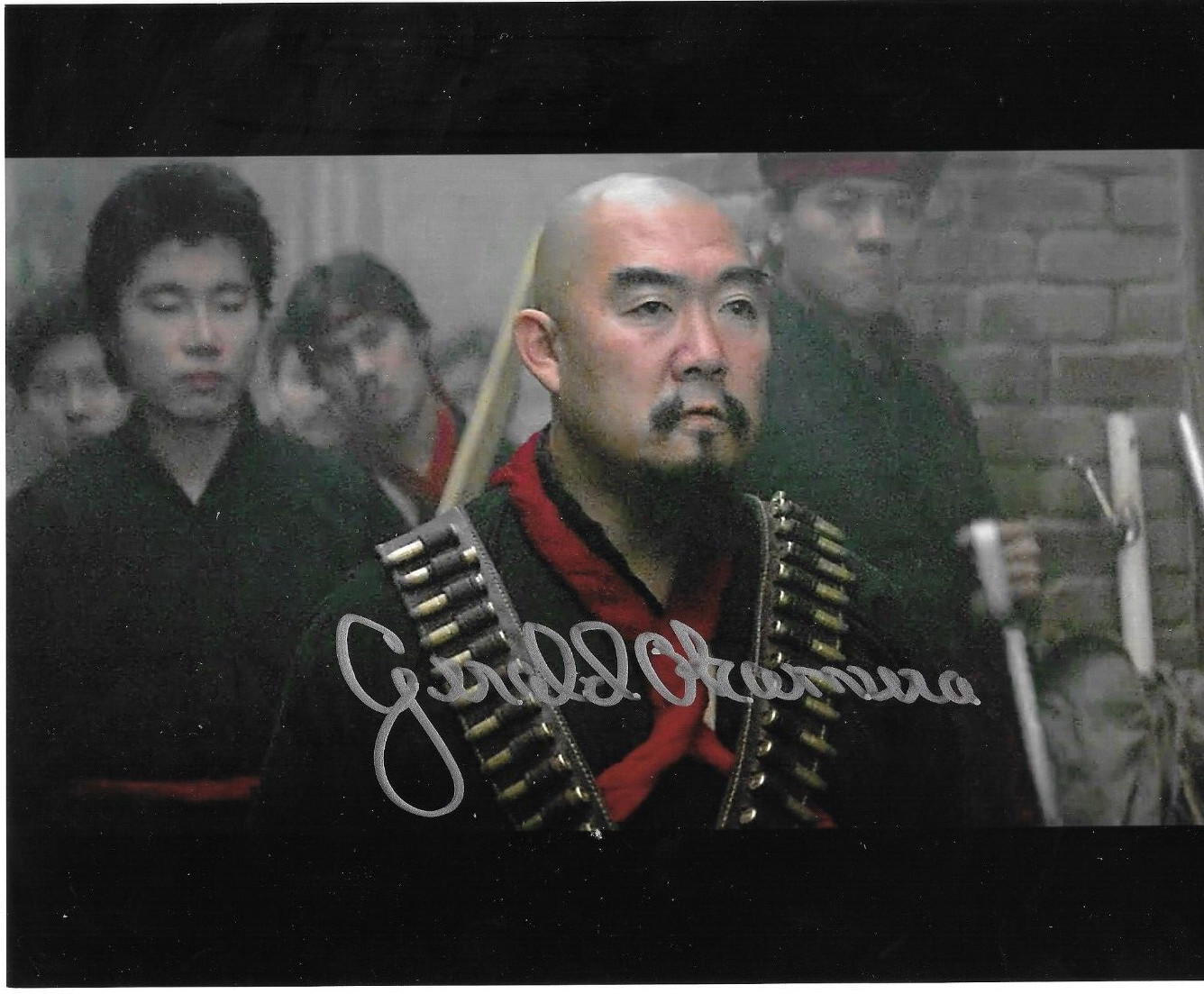 * GERALD OKAMURA * signed 8×10 * BIG TROUBLE IN LITTLE CHINA * PROOF 16