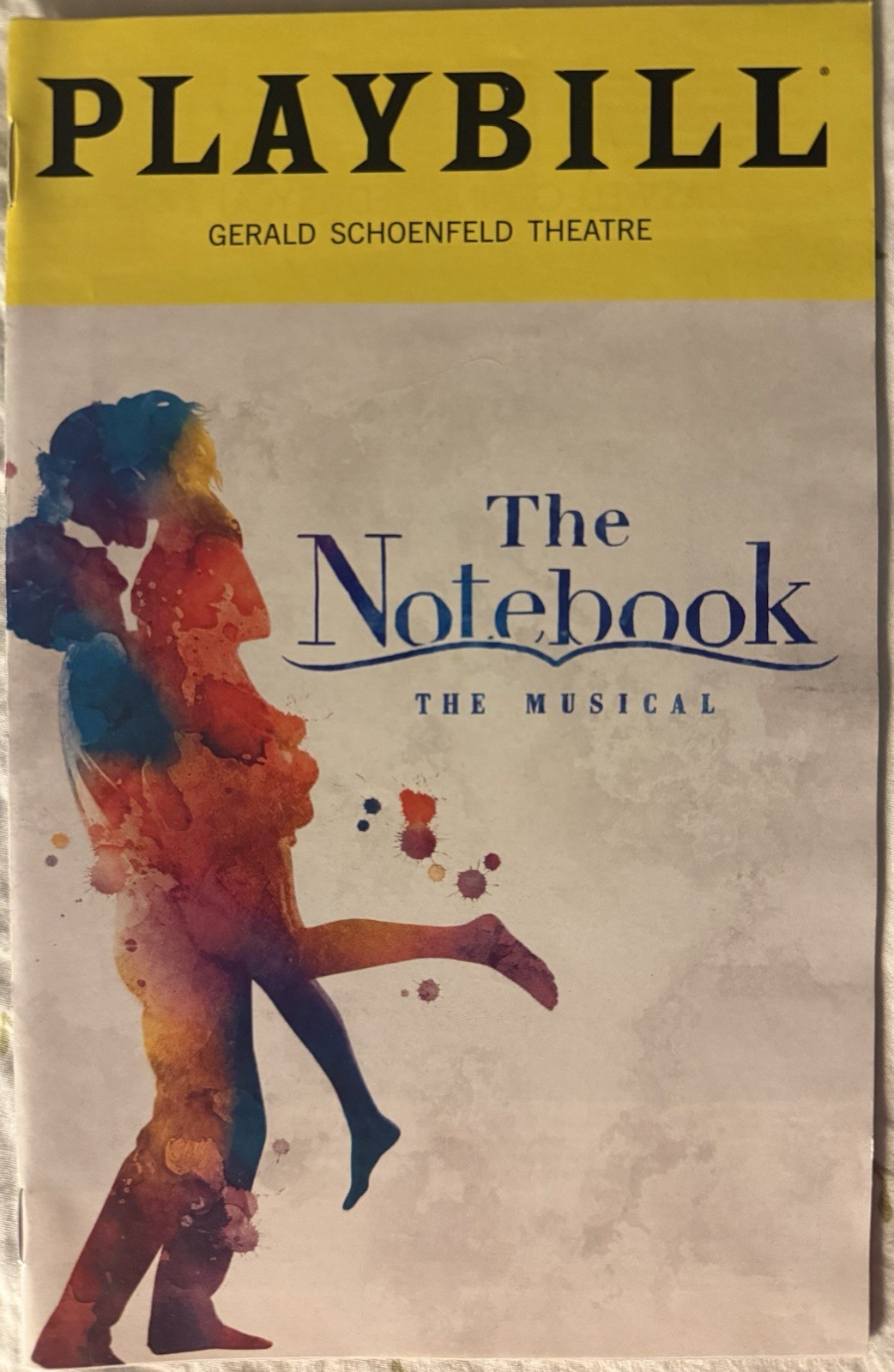 The Notebook Musical Broadway September 2024 Playbill Joy Woods, John Cardoza