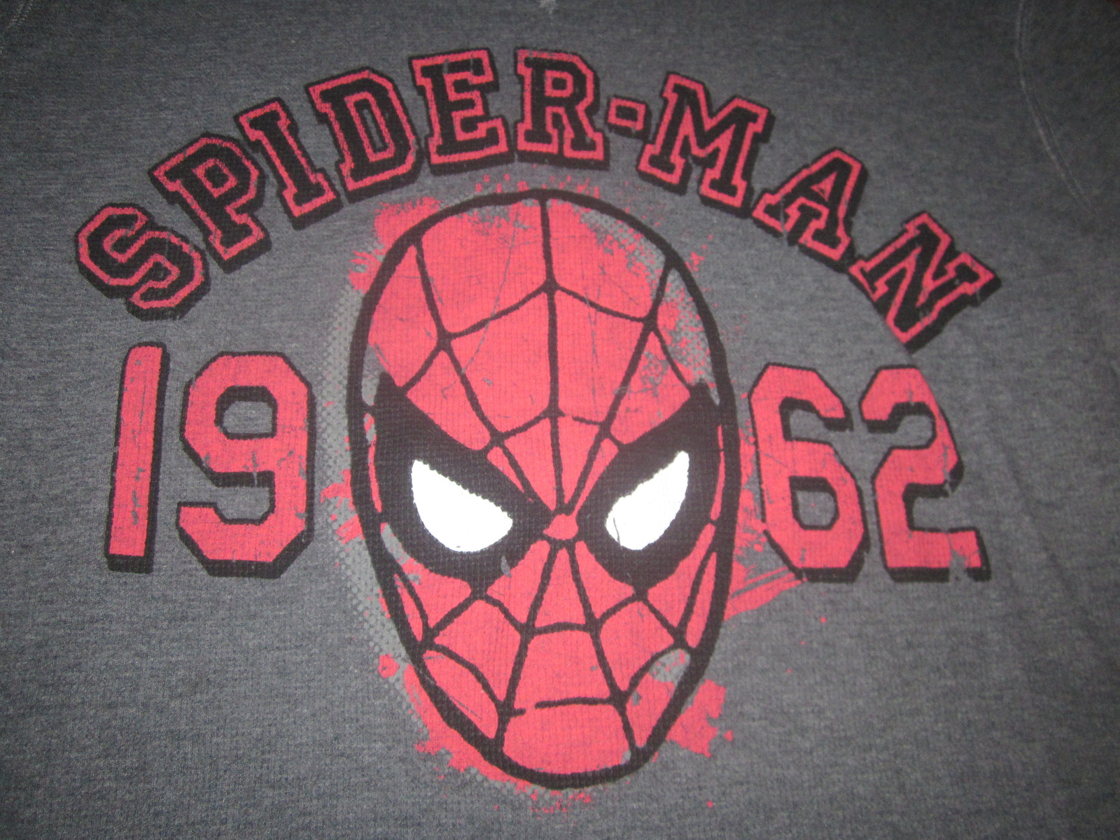 SPIDERMAN KILLER LONG SLEEVE THERMAL SHIRT DISNEY STORE EXCLUSIVE NICE SPIDERMAN