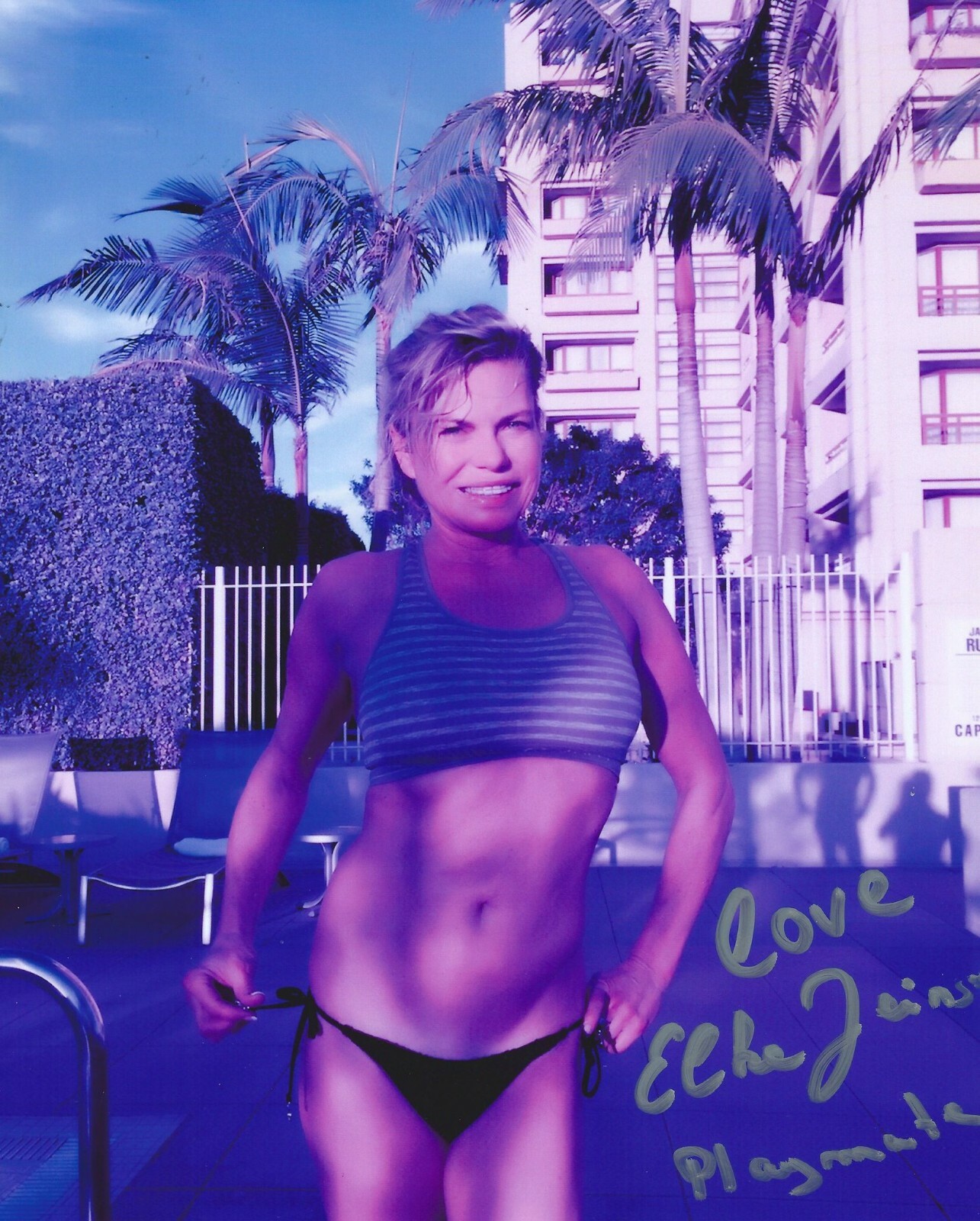 Elke Jeinsen: Playboy & Bay Watch 8×10 Autographed Signed Photo