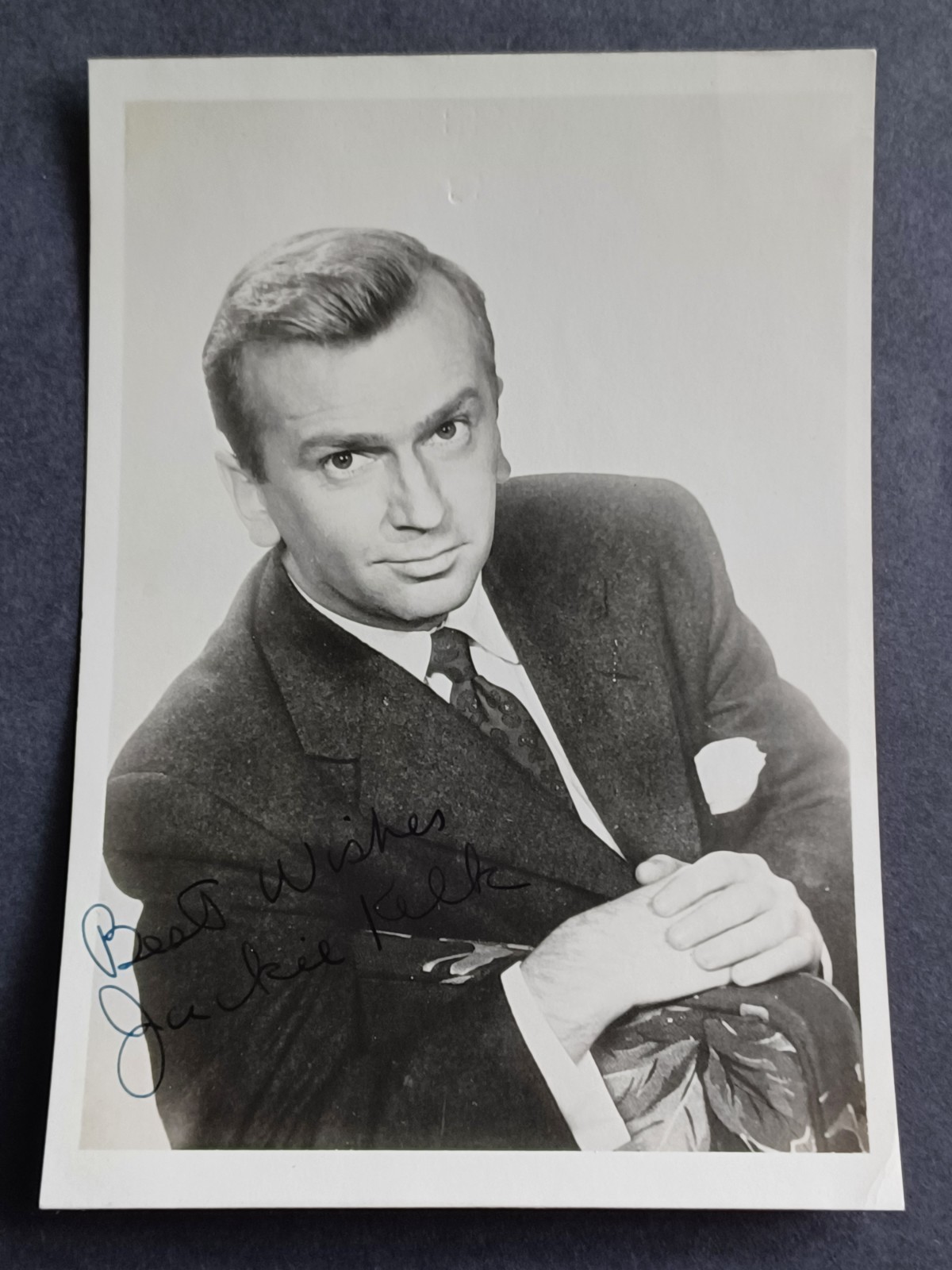 Jackie Kelk (d. 2002) Signed 5×7 Photo – Aldrich Family, Adventures of Superman