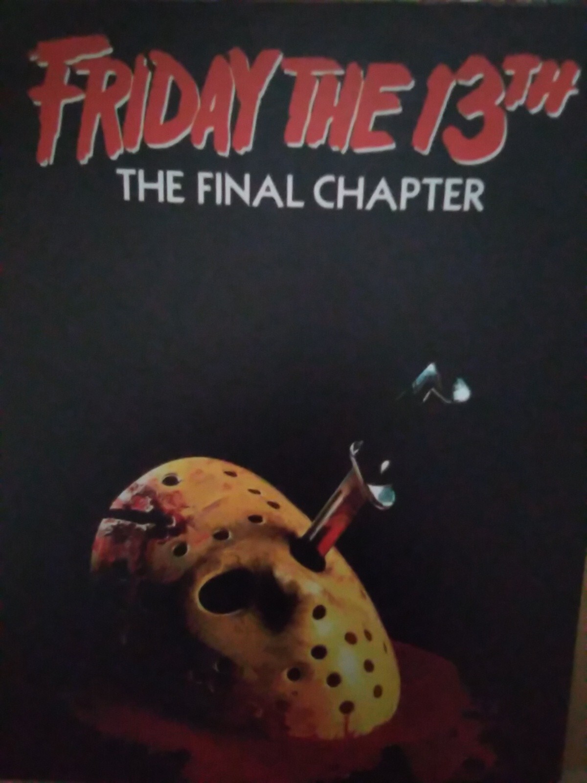 🔪FRIDAY THE 13TH THE FINAL CHAPTER IV 4 Movie Poster 8 x 10 Jason Voorhees🔪