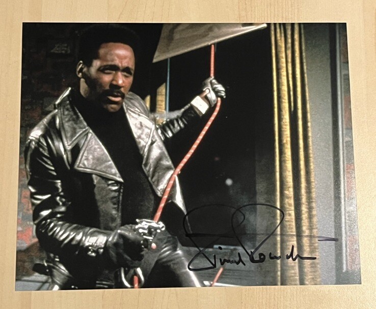 RICHARD ROUNDTREE HAND SIGNED 8×10 PHOTO ACTOR AUTOGRAPHED THE SHAFT STAR COA