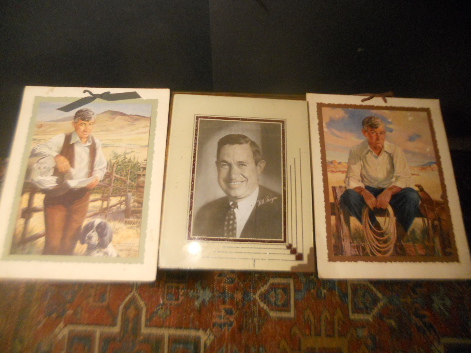 WILL ROGERS Frank Fortnegger Beloved American West Vintage PRINTS + Portrait
