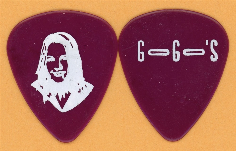 The Go-Go’s Charlotte Caffey MAROON Vintage Guitar Pick – 1999 Reunion Tour
