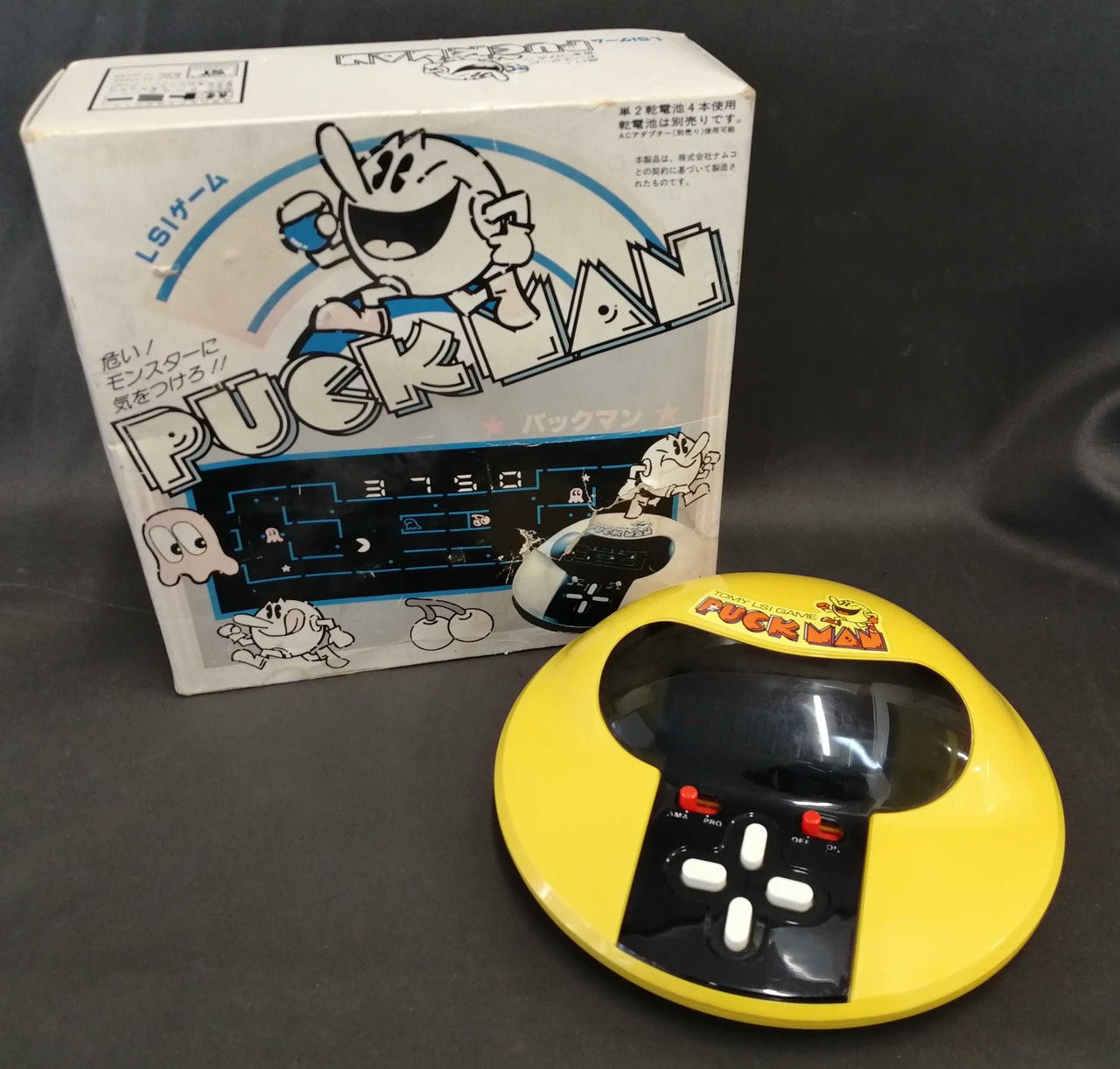 Tomy Puckman Pac-Man LSI Handheld Console Retro Game Japan 1981 Boxed JP