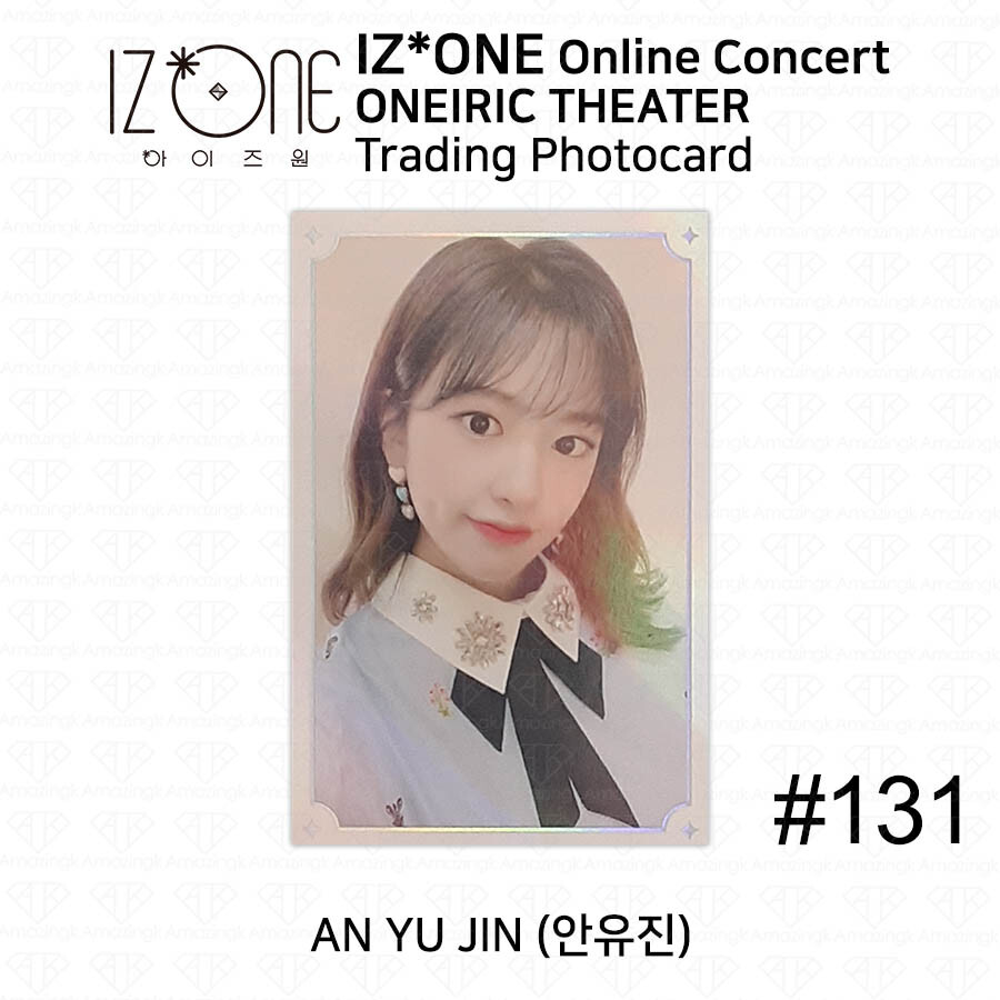 IZ*ONE 2020 Oneiric Theater 2nd Online Concert Trading card An Yujin IVE