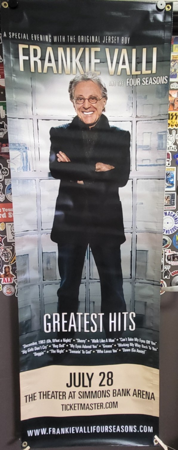 Frankie Valli Four Seasons 2024 Vinyl Banner Concert Promo Door Poster 24×70 S/S