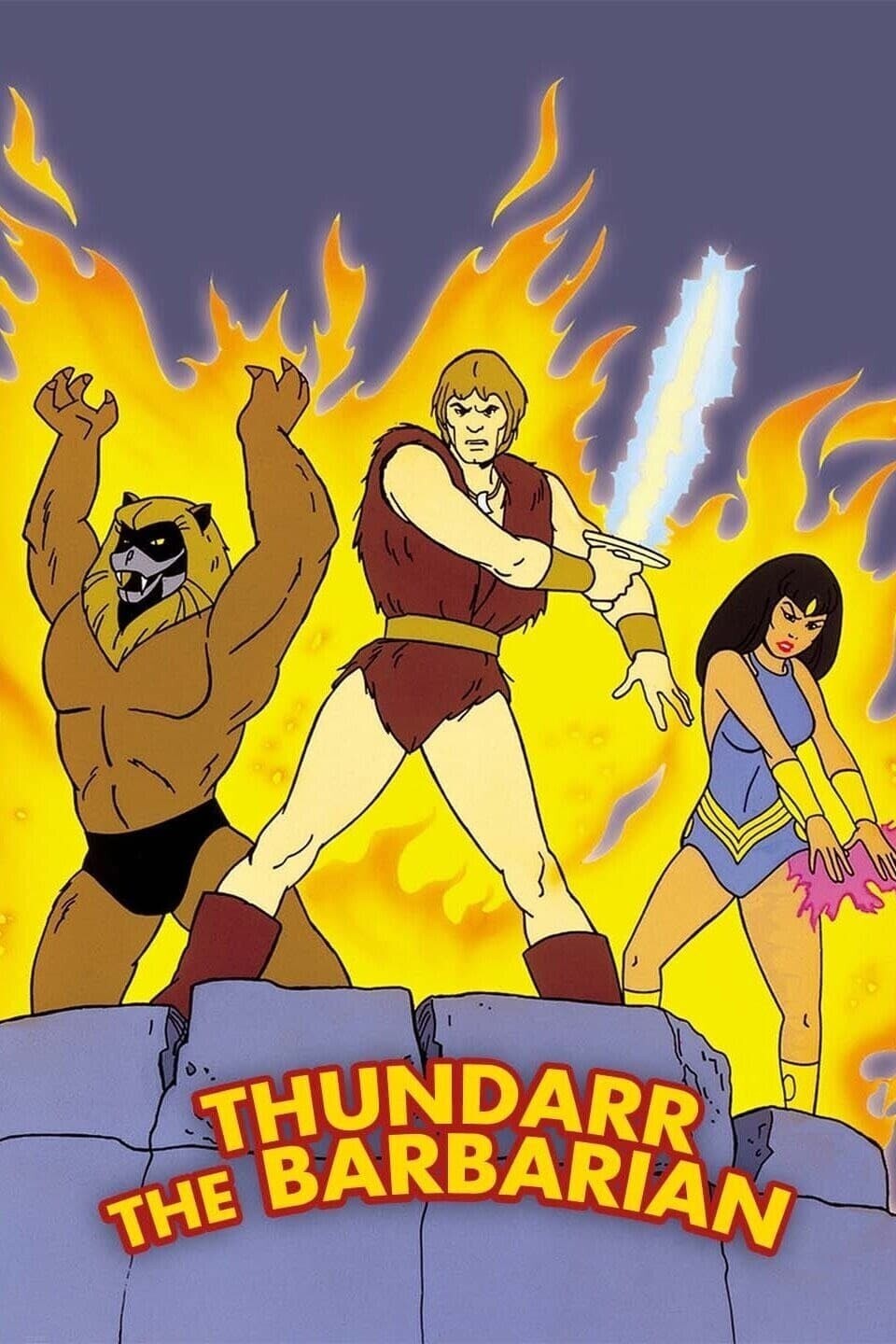 THUNDARR THE BARBARIAN CARTOON SERIES 11″x17″ TV SERIES POSTER PRINT #1