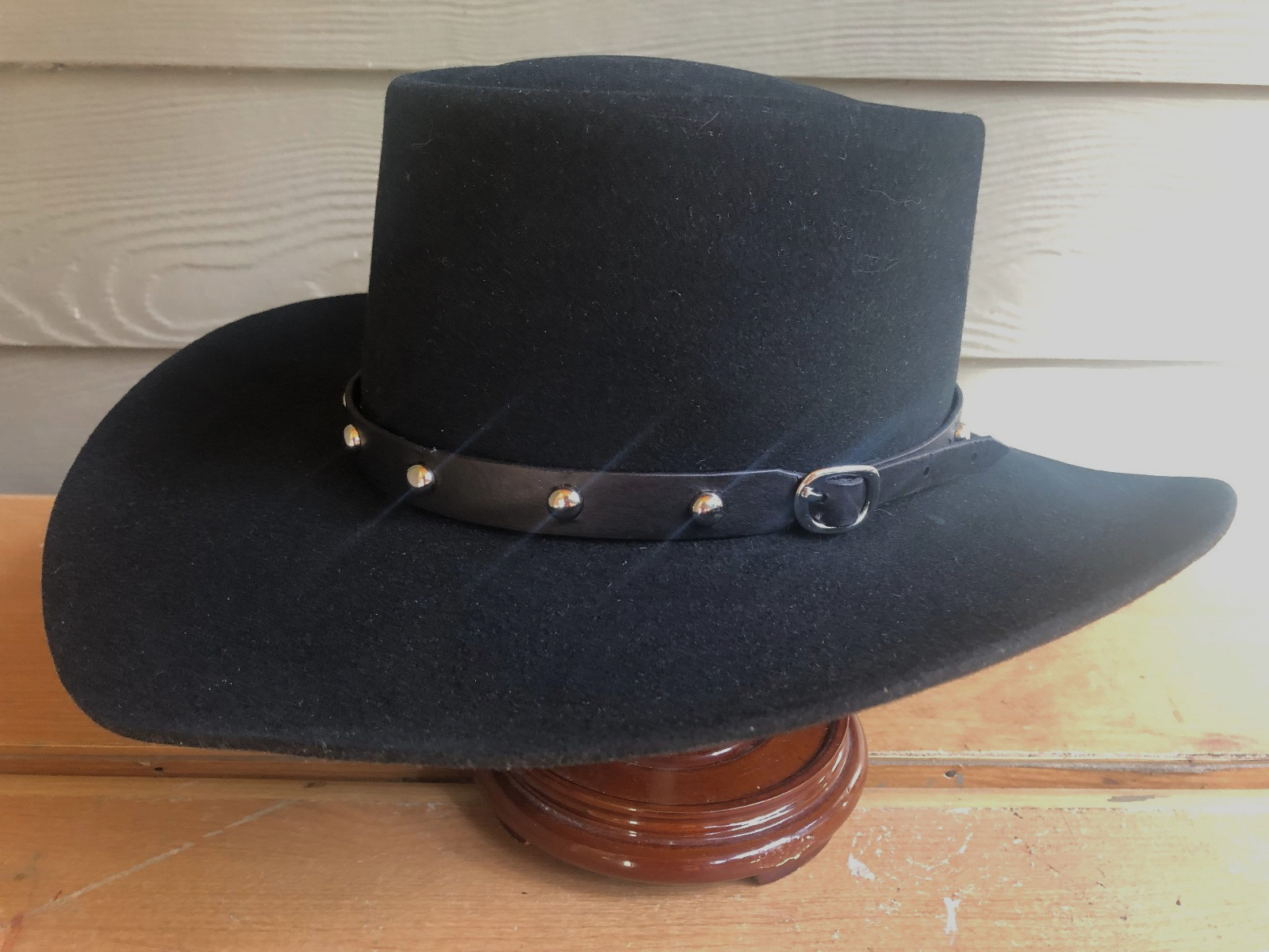 BONANZA ADAM CARTWRIGHT PERNELL ROBERTS VINTAGE STETSON WESTERN COWBOY HAT 7 1/8