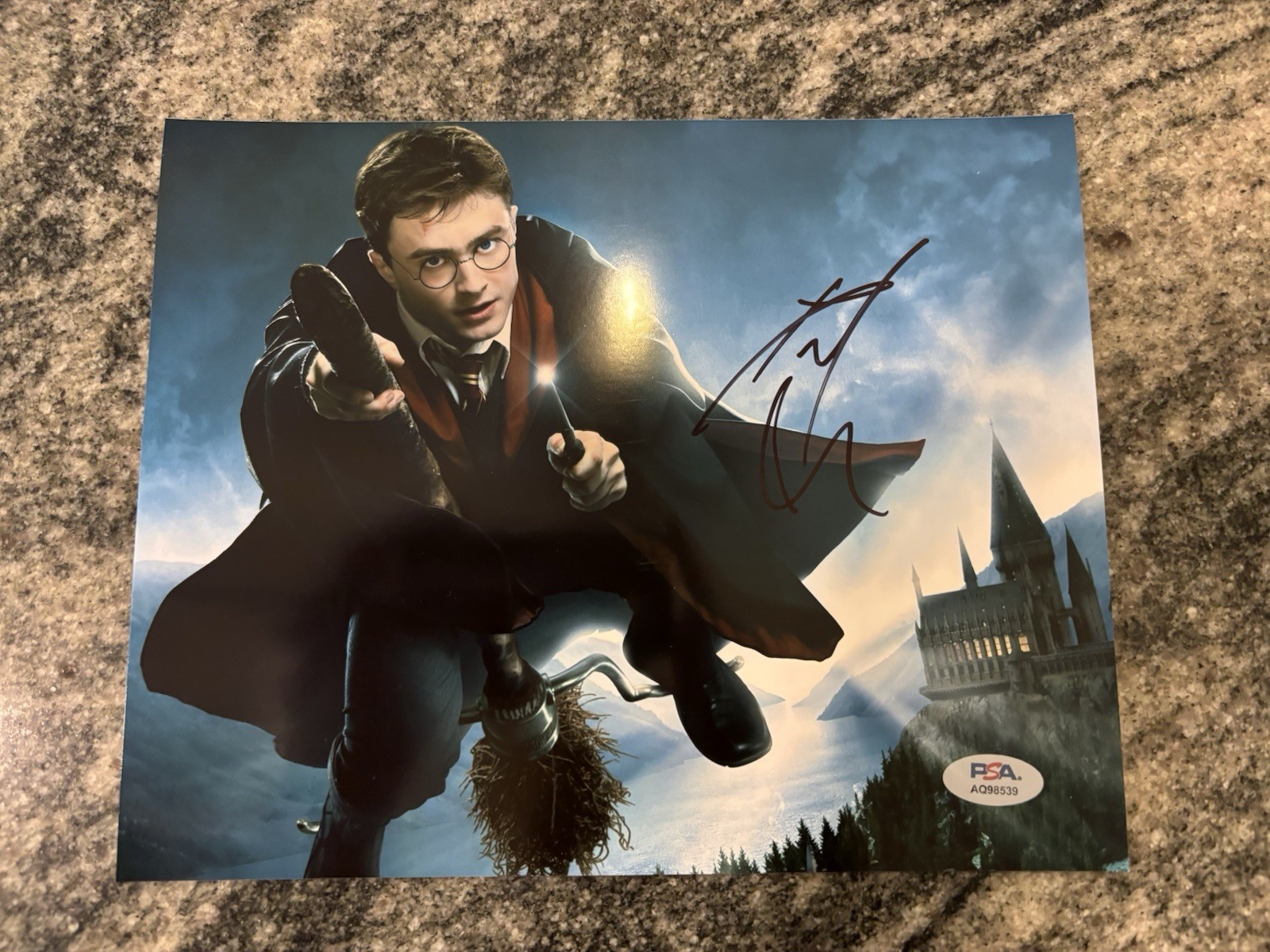 DANIEL RADCLIFFE AUTOGRAPHED SIGNED HARRY POTTER 8×10 PHOTO PSA CERT COA