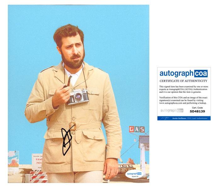 Jason Schwartzman “Asteroid City” AUTOGRAPH Signed ‘Augie’ 8×10 Photo C ACOA