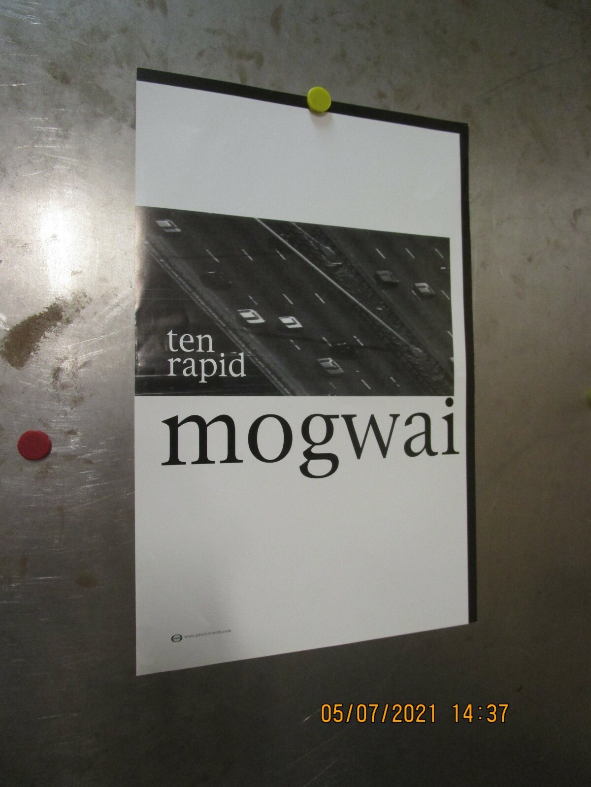 MOGWAI Ten Rapid (Collected Recordings 1996 – 1997) PROMO POSTER Jetset Records