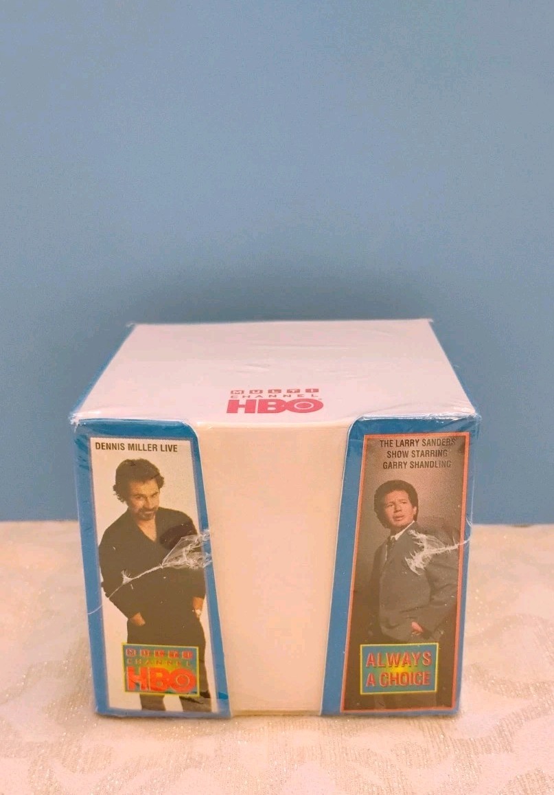 Vintage 1997 HBO Channel Promo Advertising Note Desk Cube Paper, NIP