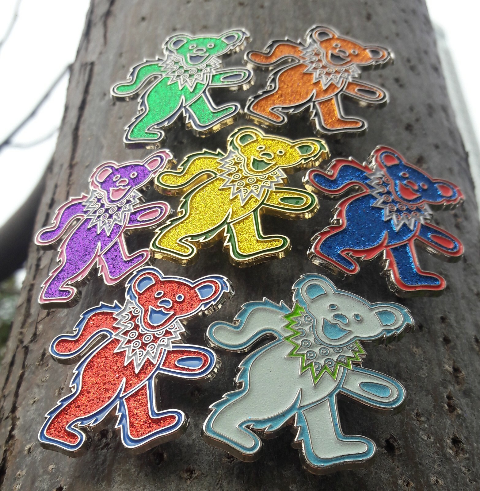Dancing Bear Pin Grateful Dead Pin PHiSH Pin Phancy Bear Pin FREE SHIPPING!!!