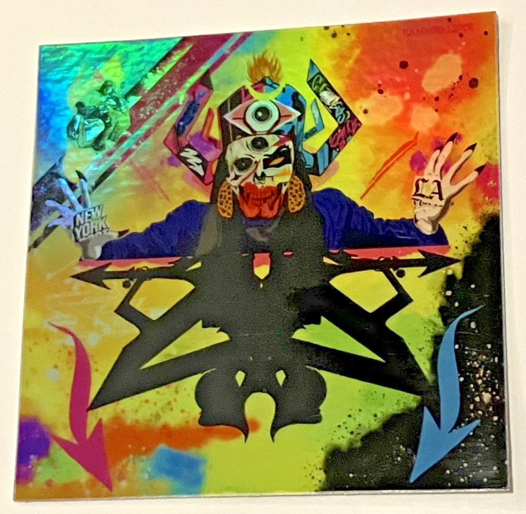 Soul Assassins DJ Muggs Flee Lord Rammellzee Album Art (Holographic Sticker)