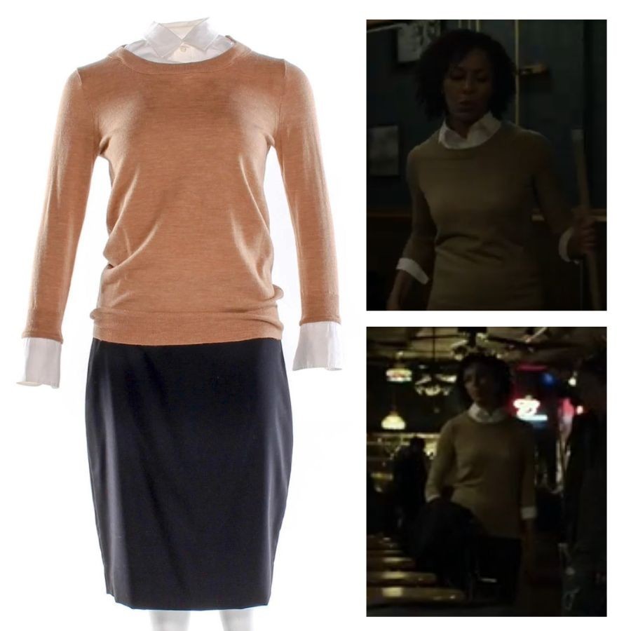 House of Cards Cynthia Driscoll Eisa Davis Wardrobe Screen Worn Skirt Sweater