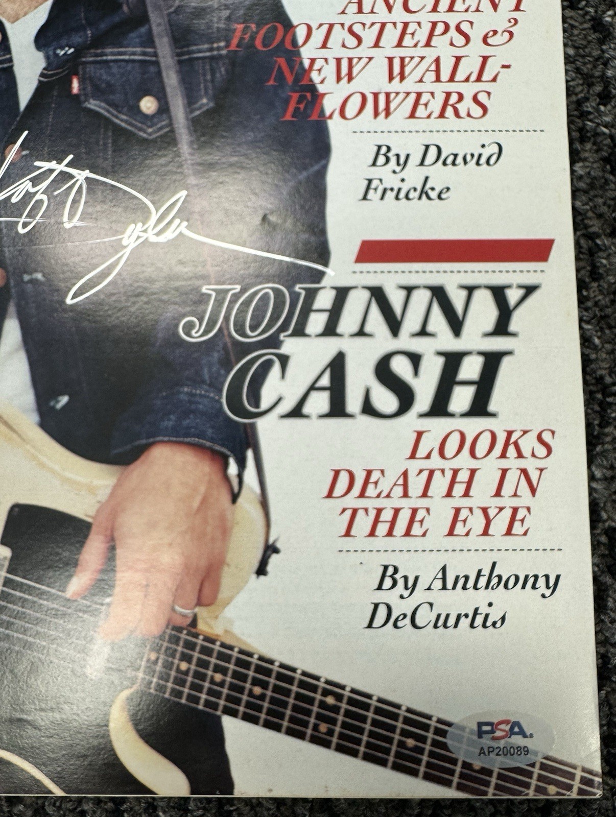 Jakob Dylan Signed Autographed 2000 Rolling Stone Full Magazine PSA/DNA RARE
