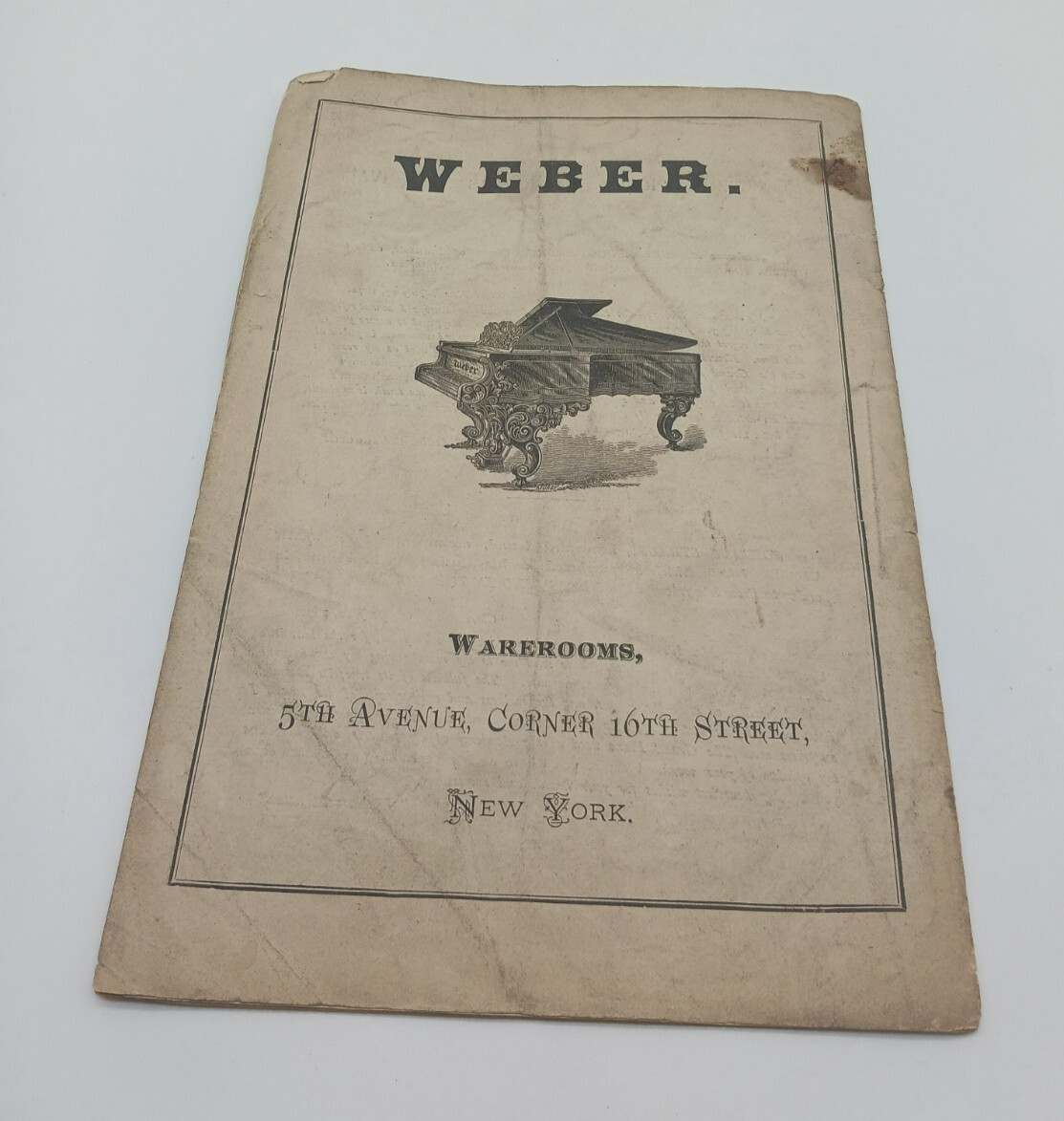 1856 Antique Opera Libretto Der Freischutz Playbill Play Book Lovely Woman