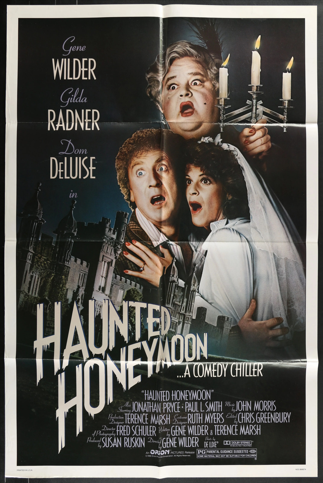 Haunted Honeymoon (1986) Original Movie Poster F 27×41