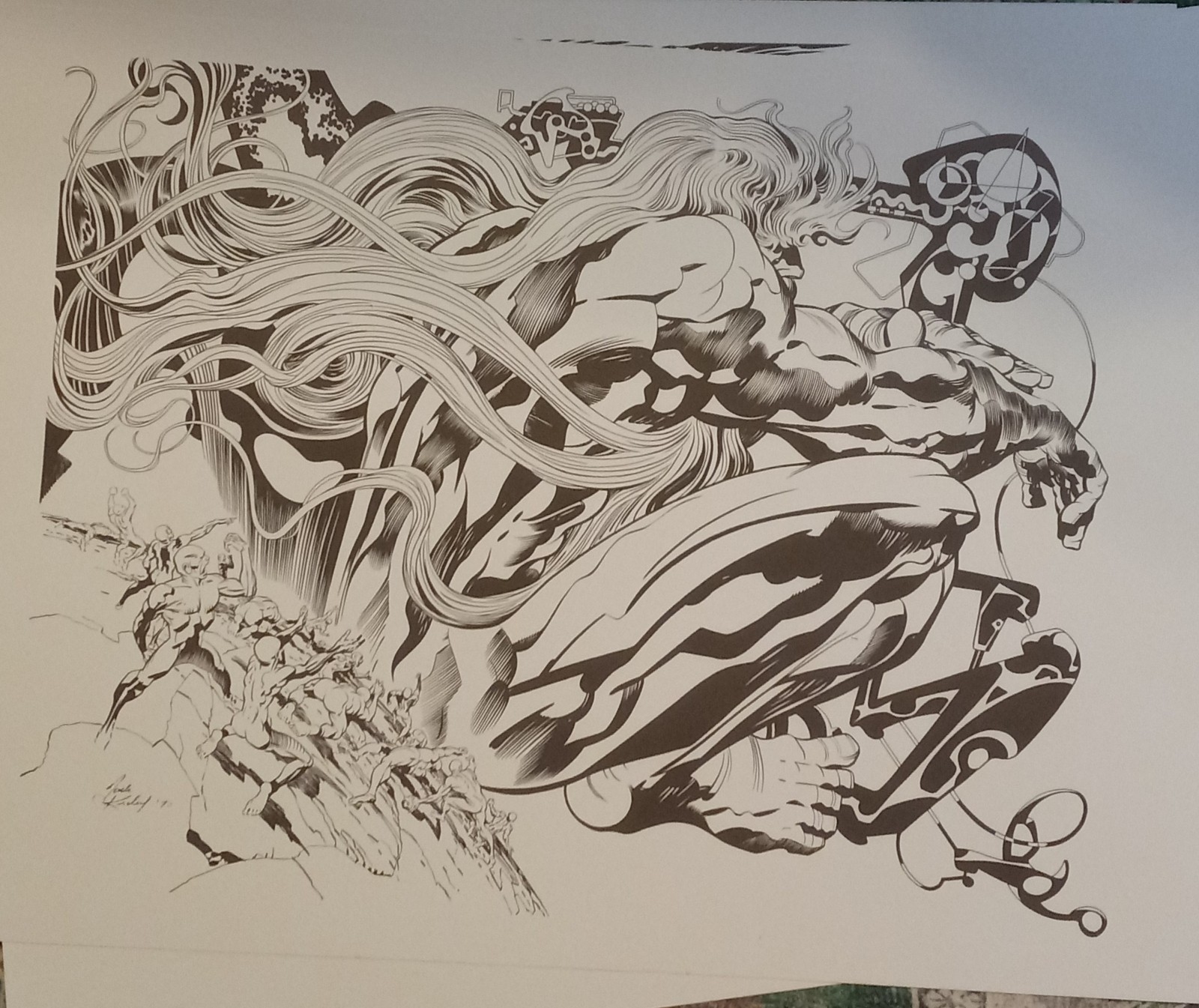 Jack Kirby Signed/Numbered Genesis Portfolio Dark Horse 1996 #30