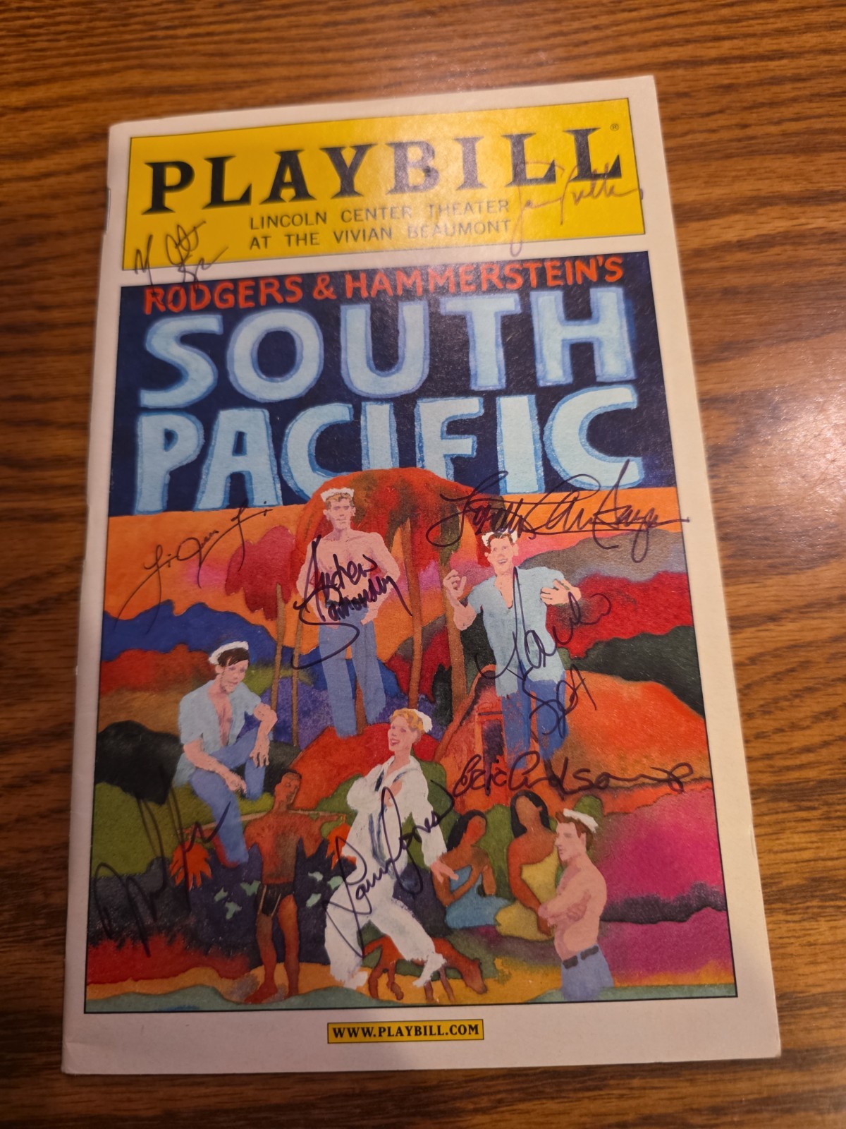 Rodgers & Hammerstein’s South Pacific Signed Autographed Cast Playbill – 4/2009