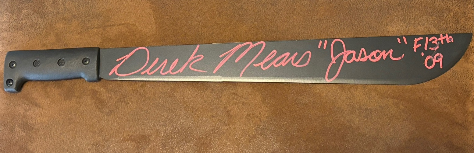 Derek Mears Signed Real MACHETE Friday The 13th 23 Inches!