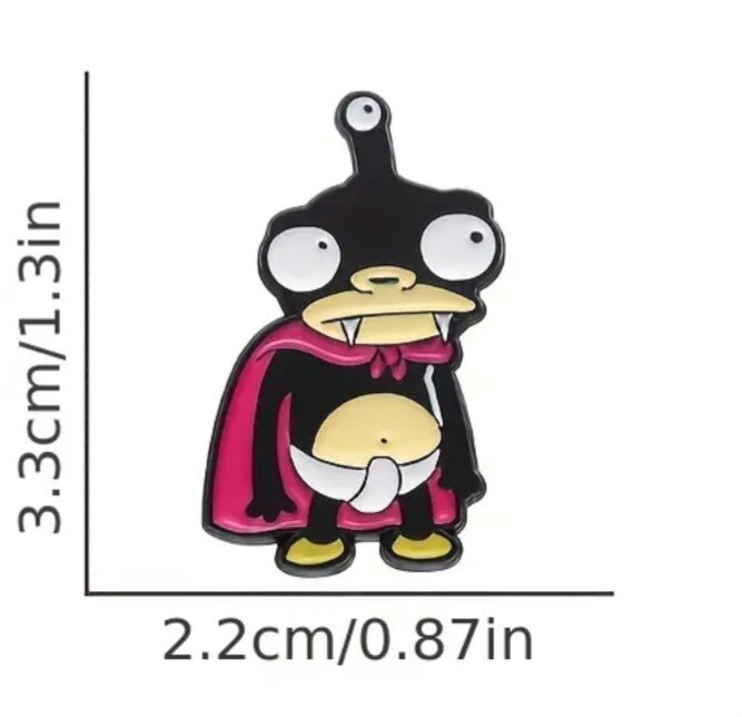Futurama Lord Nibbler Enamel Pin The Simpsons