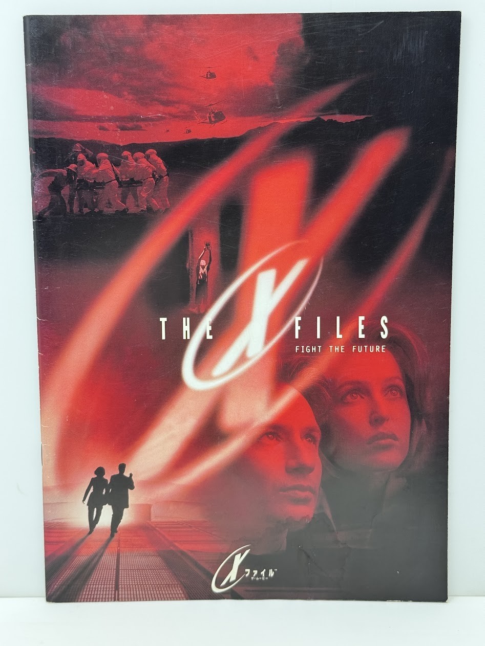 The X-Files: Fight the Future (1998) Japanese Movie Program Duchovny & Anderson