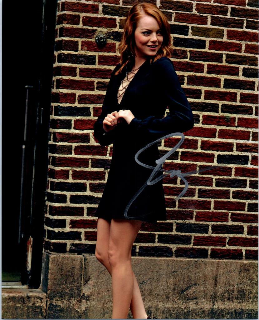 Emma Stone 8×10 Autographed signed Photo Picture and COA