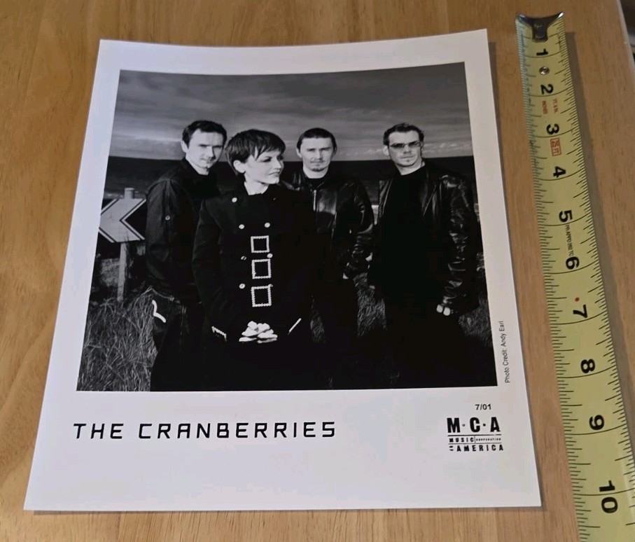 The Cranberries Silver Gelatin Print Press Photo Andy Earl MCA Promo 2001 Band