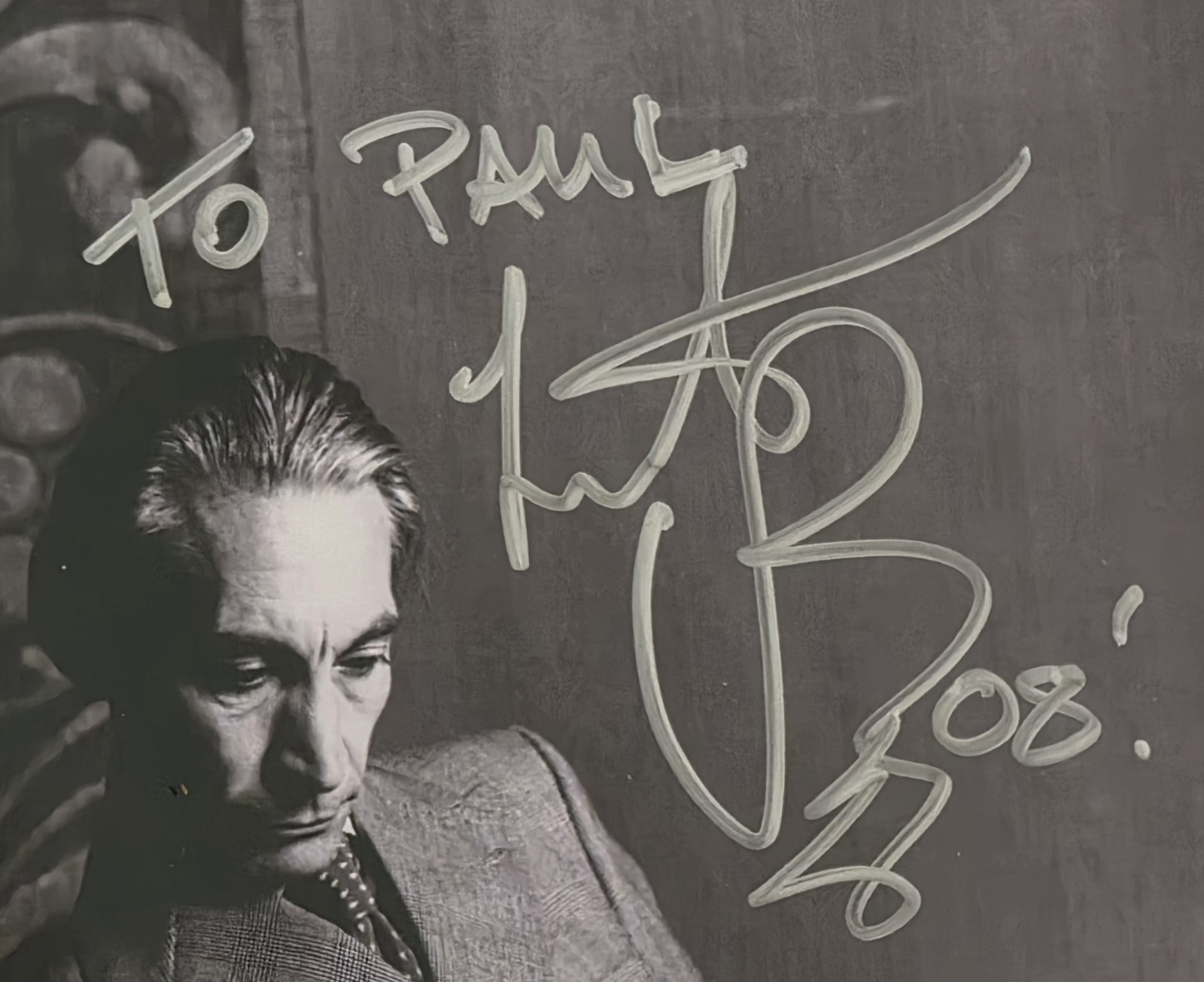 CHARLIE WATTS Signed Custom Framed & Matted Photo Personalized To Paul + COA