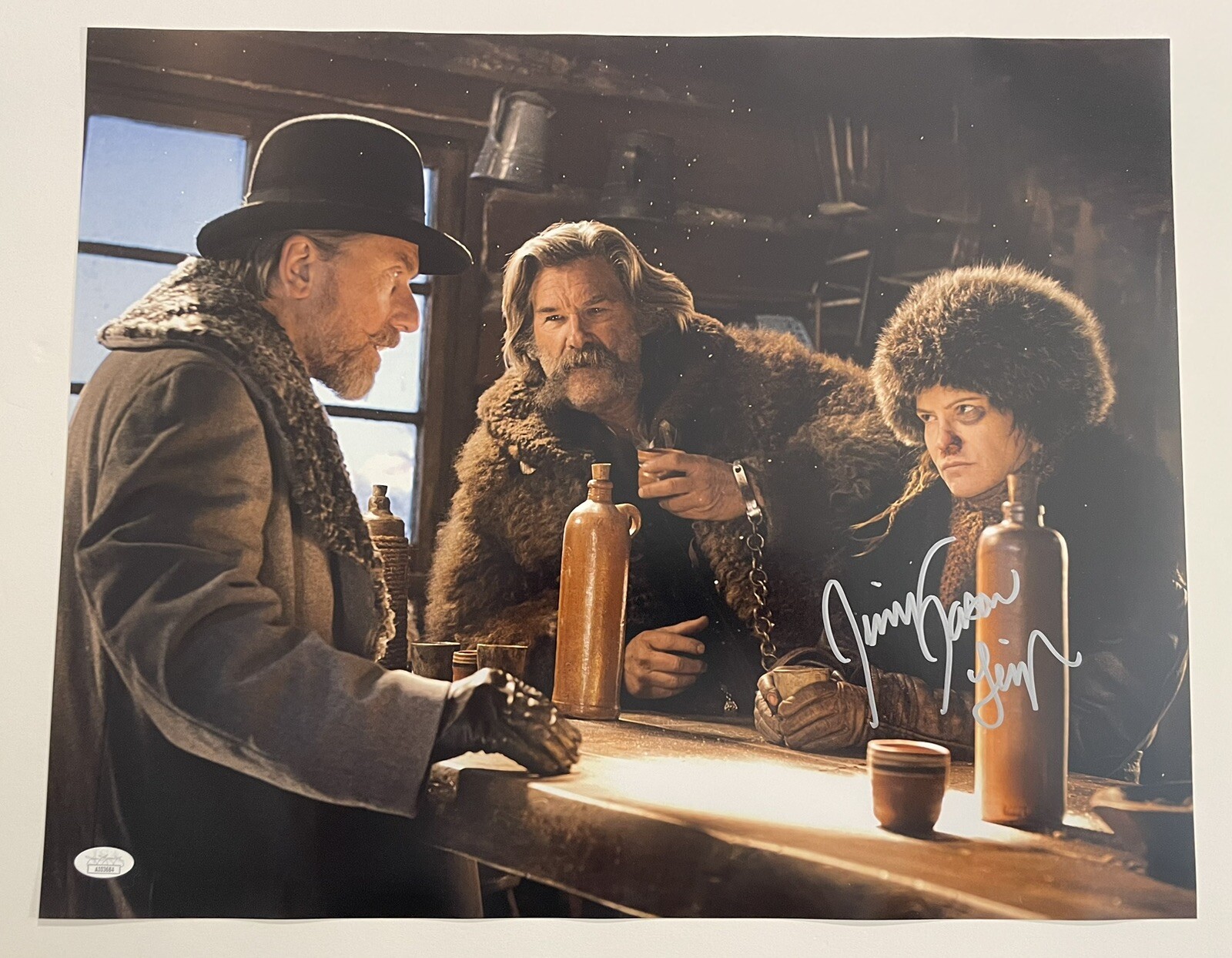 Jennifer Jason Leigh Signed 16×20 Hateful Eight Autograph Photo JSA COA