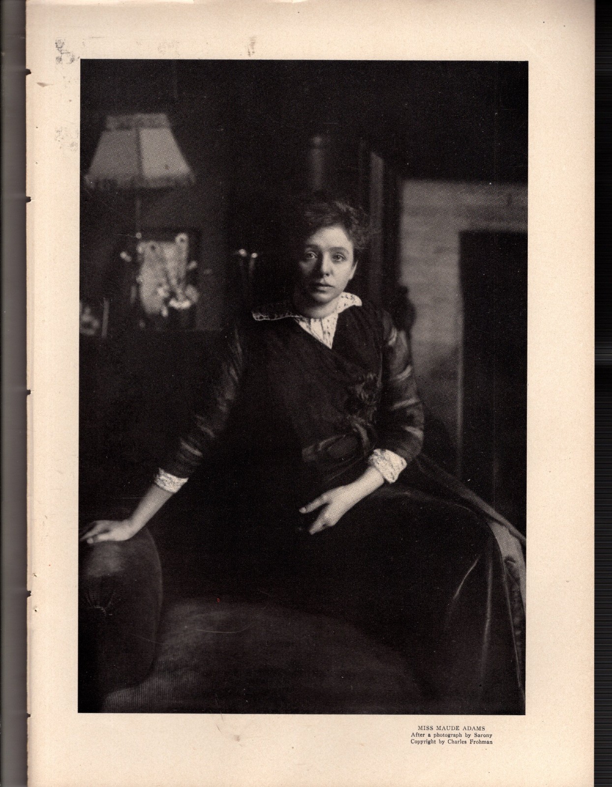 1909 Theatre – Maude Adams – original print only