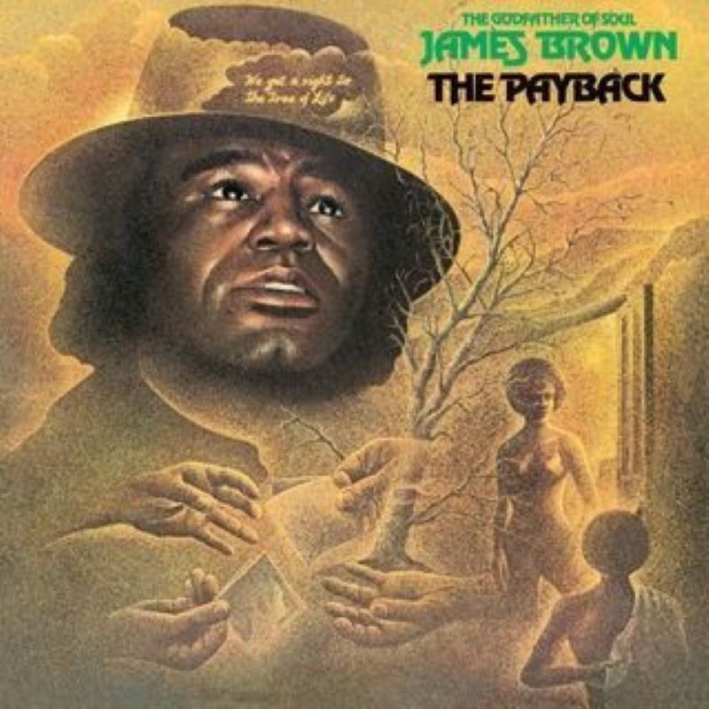 James Brown The Payback Music Album Cover Poster Print 12 x 12
